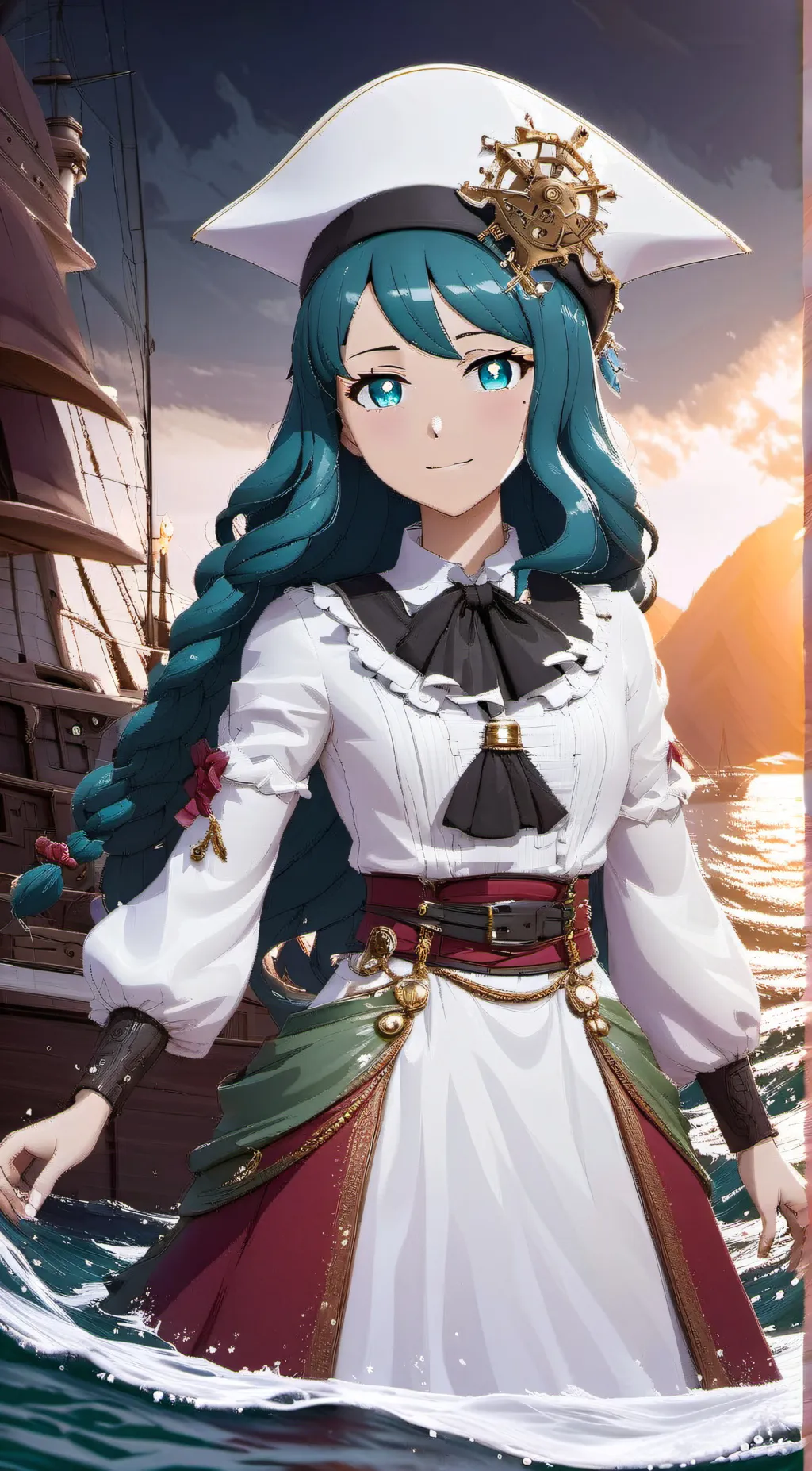 ai character: Captain Giga background