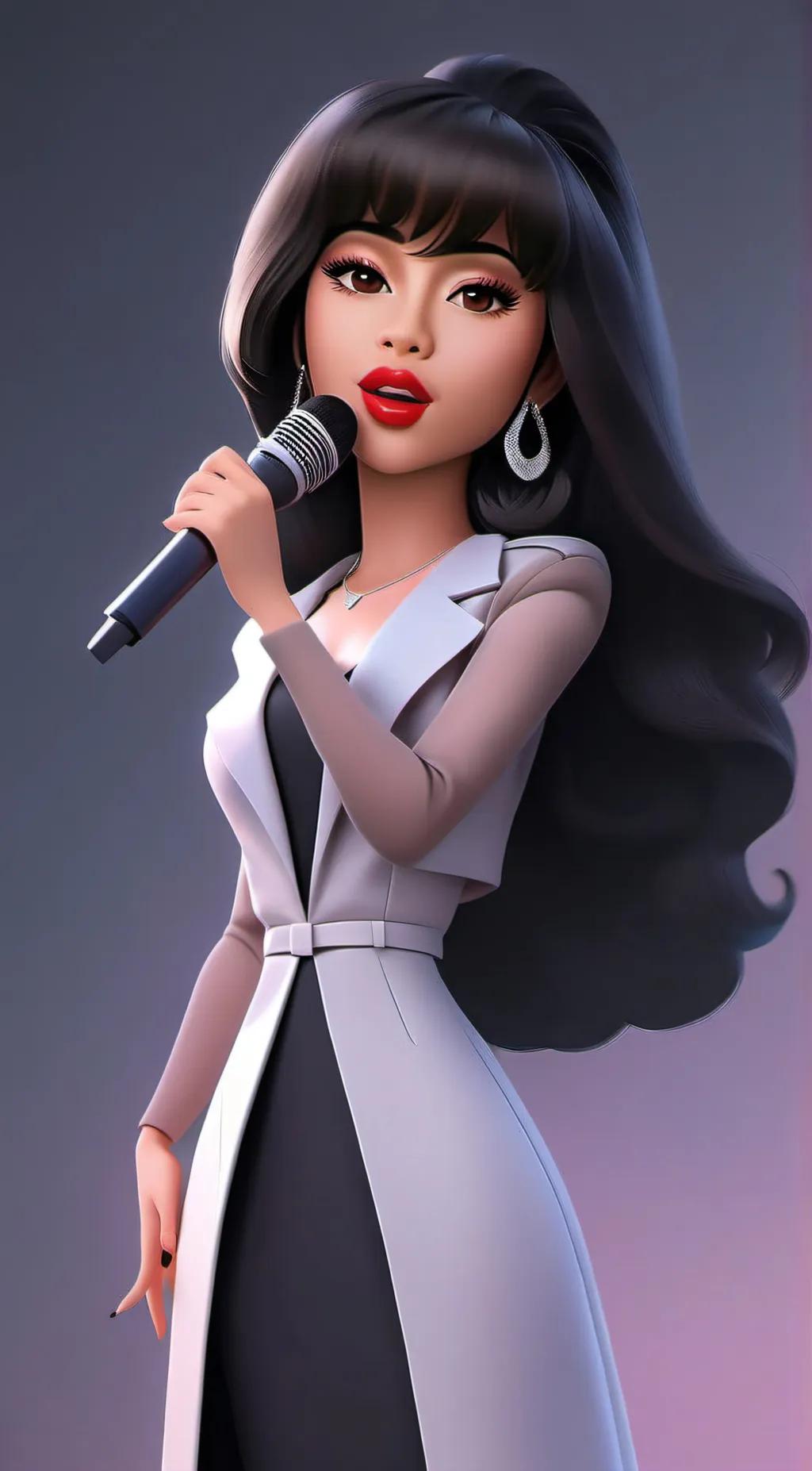 ai character: Selena Quintanilla background