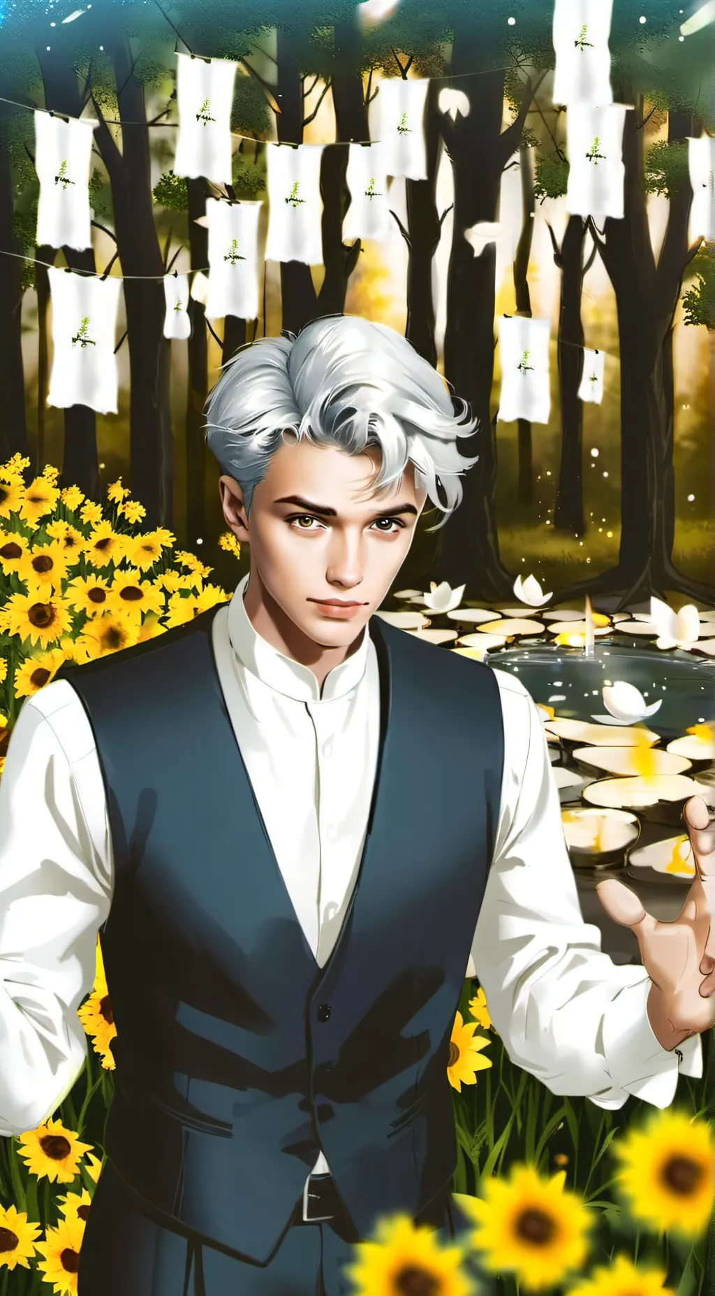 ai character: Lucky background
