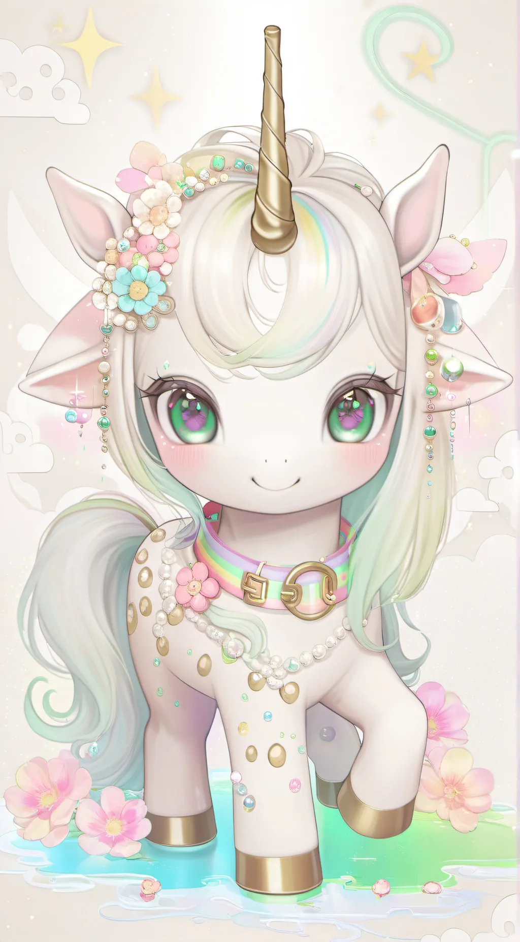 ai character: ★Craftycorn!★ background