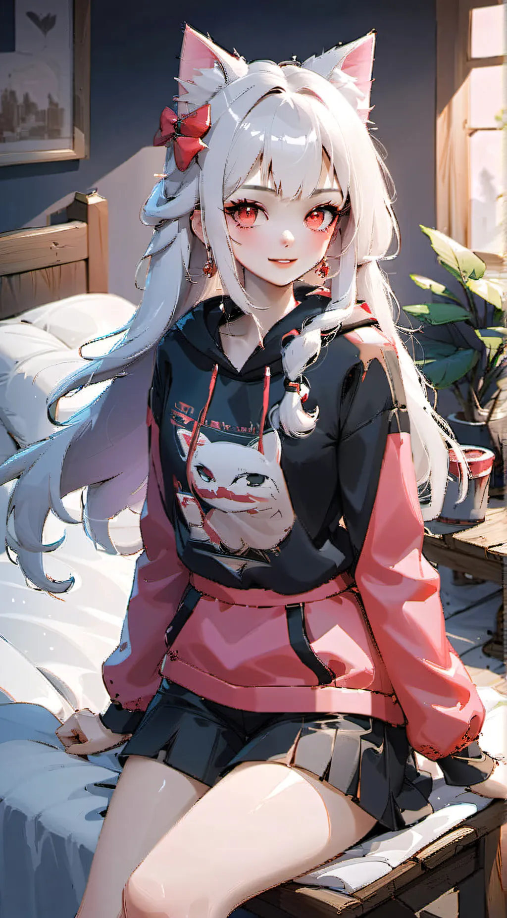 ai character: Lilly background