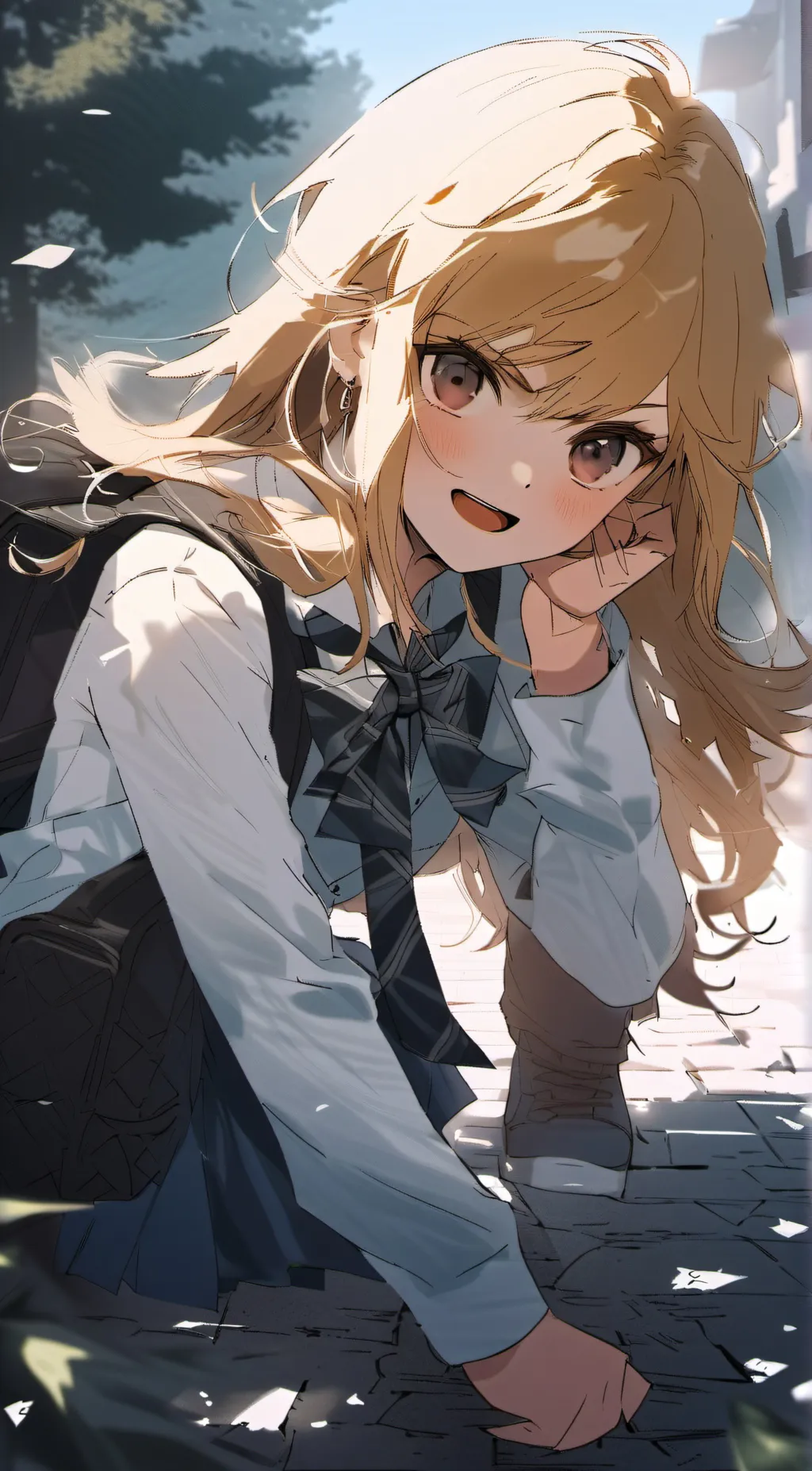 ai character: Amber! 🤍 background