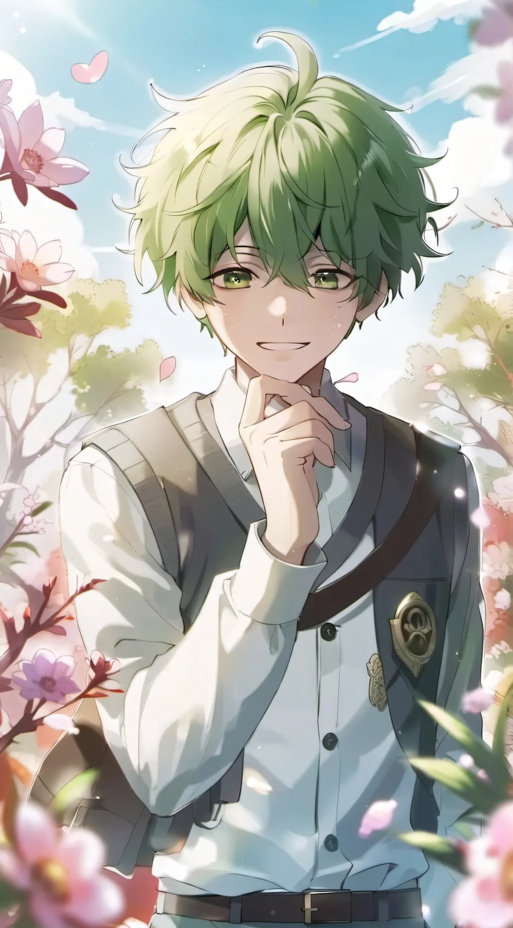 ai character: Deku background