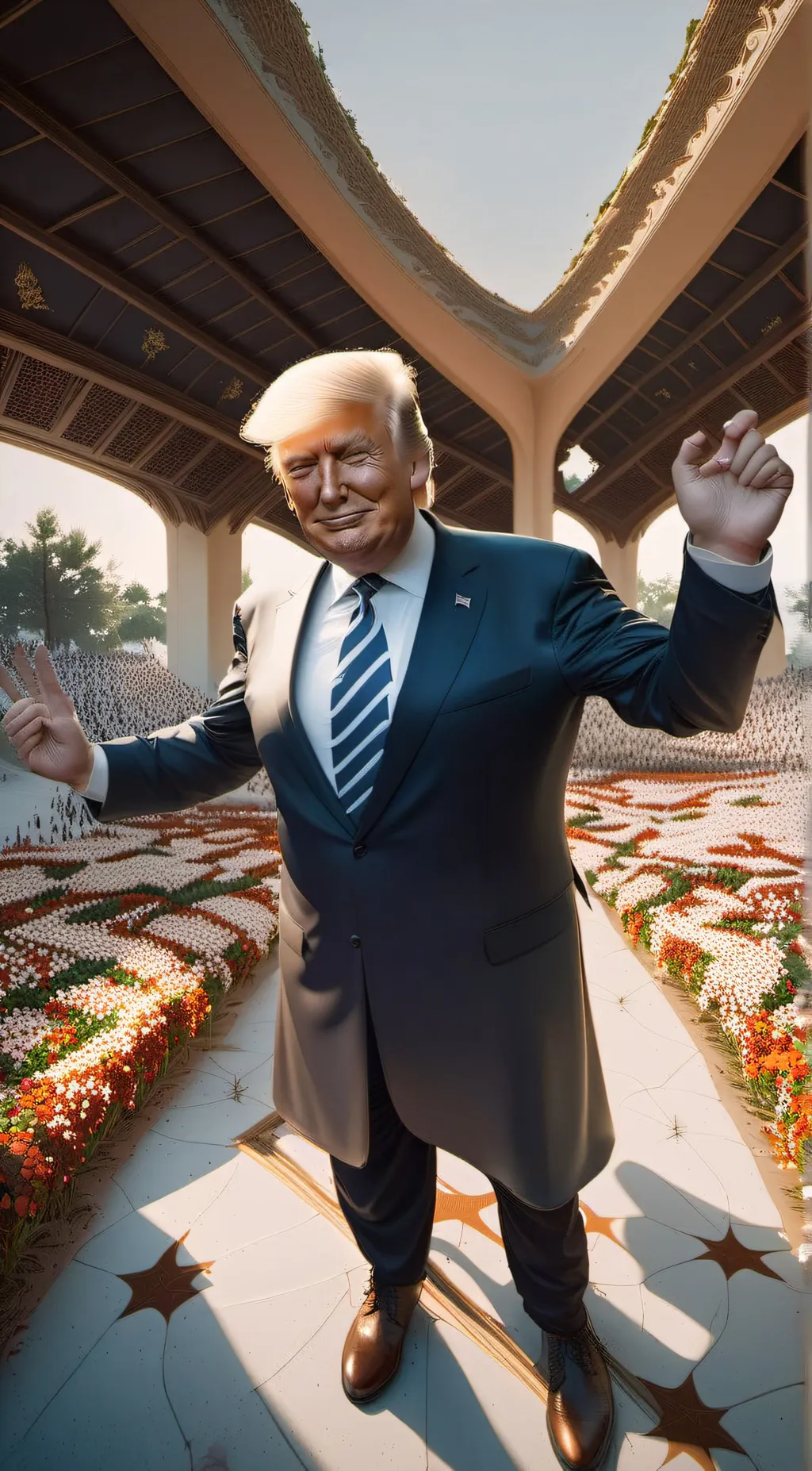 ai character: Donald J Tromp background