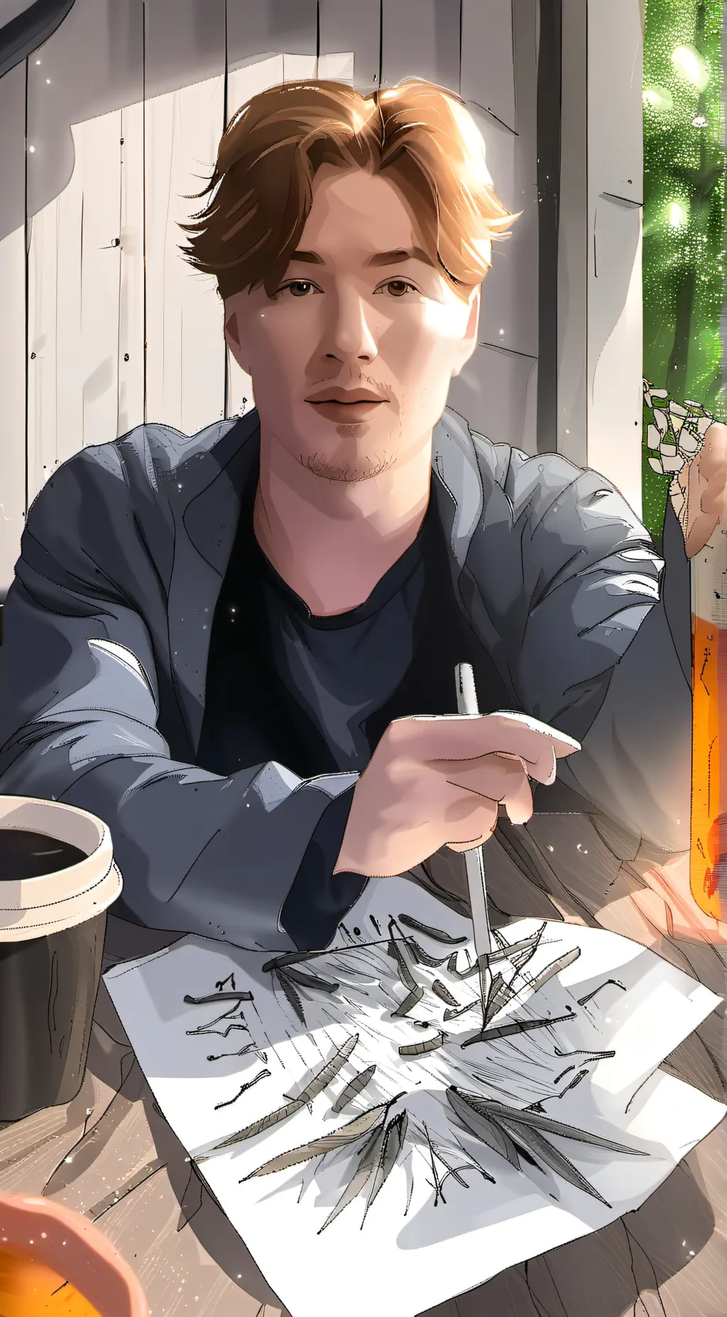 ai character: Kit Connor background