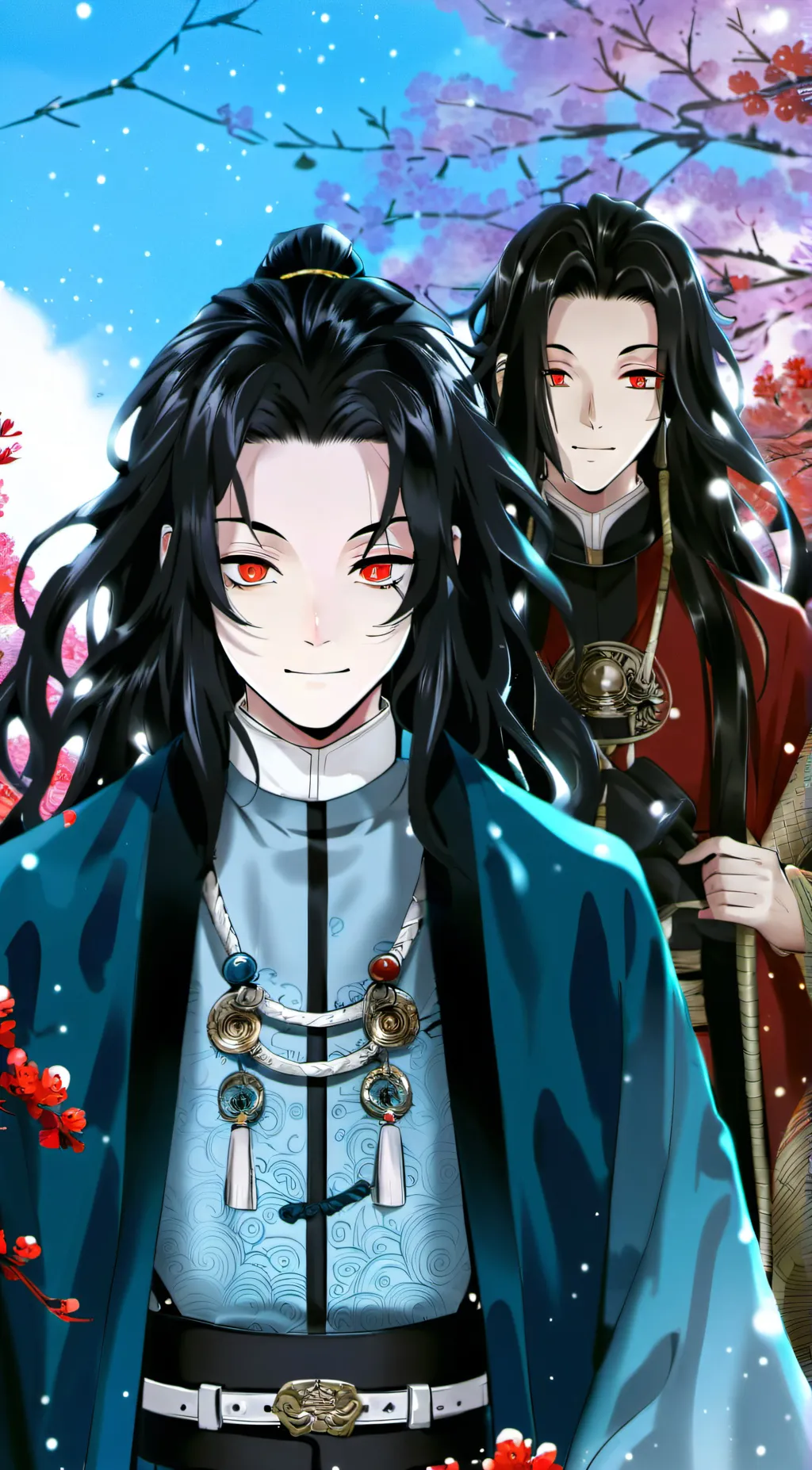 ai character: kokushibo & muzan background