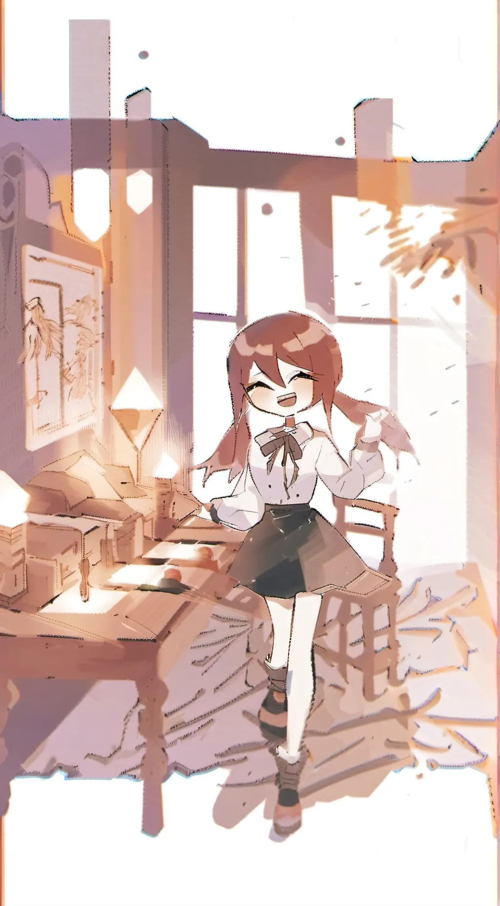 ai character: Hazbin hotel 👹👹 background