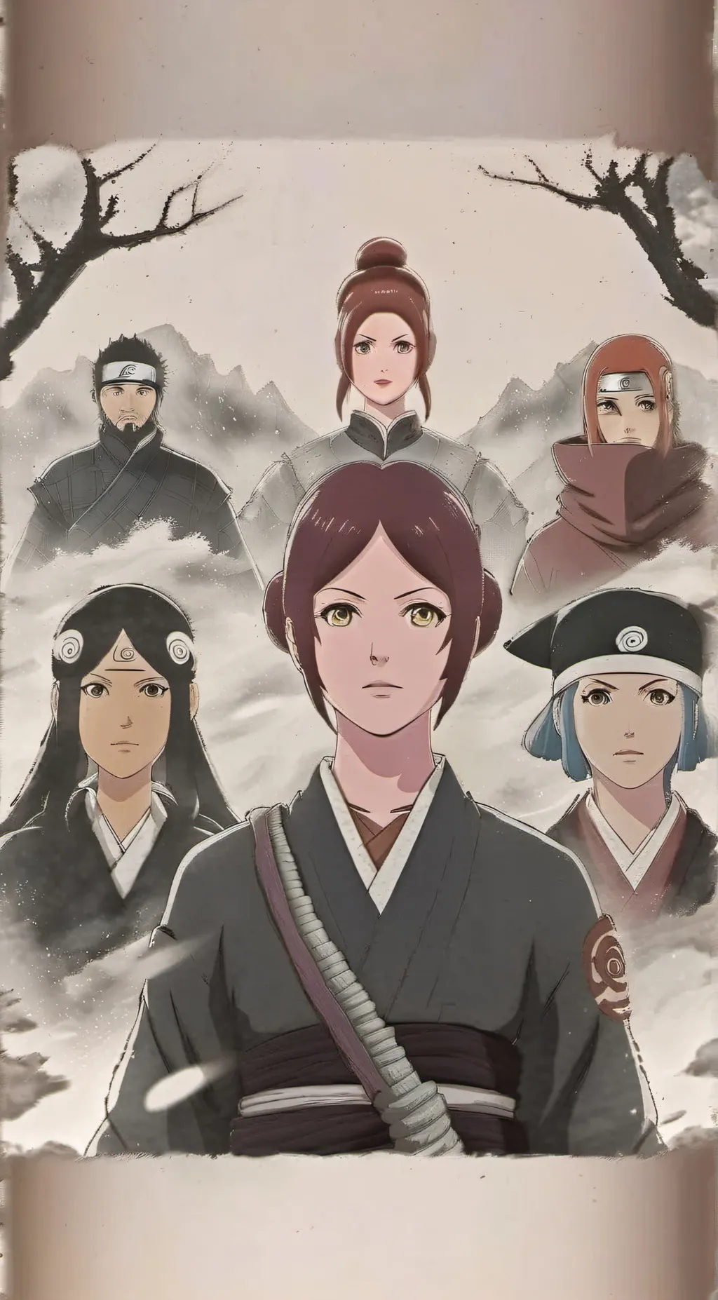 ai character: Uzumaki clan 😍😍 background