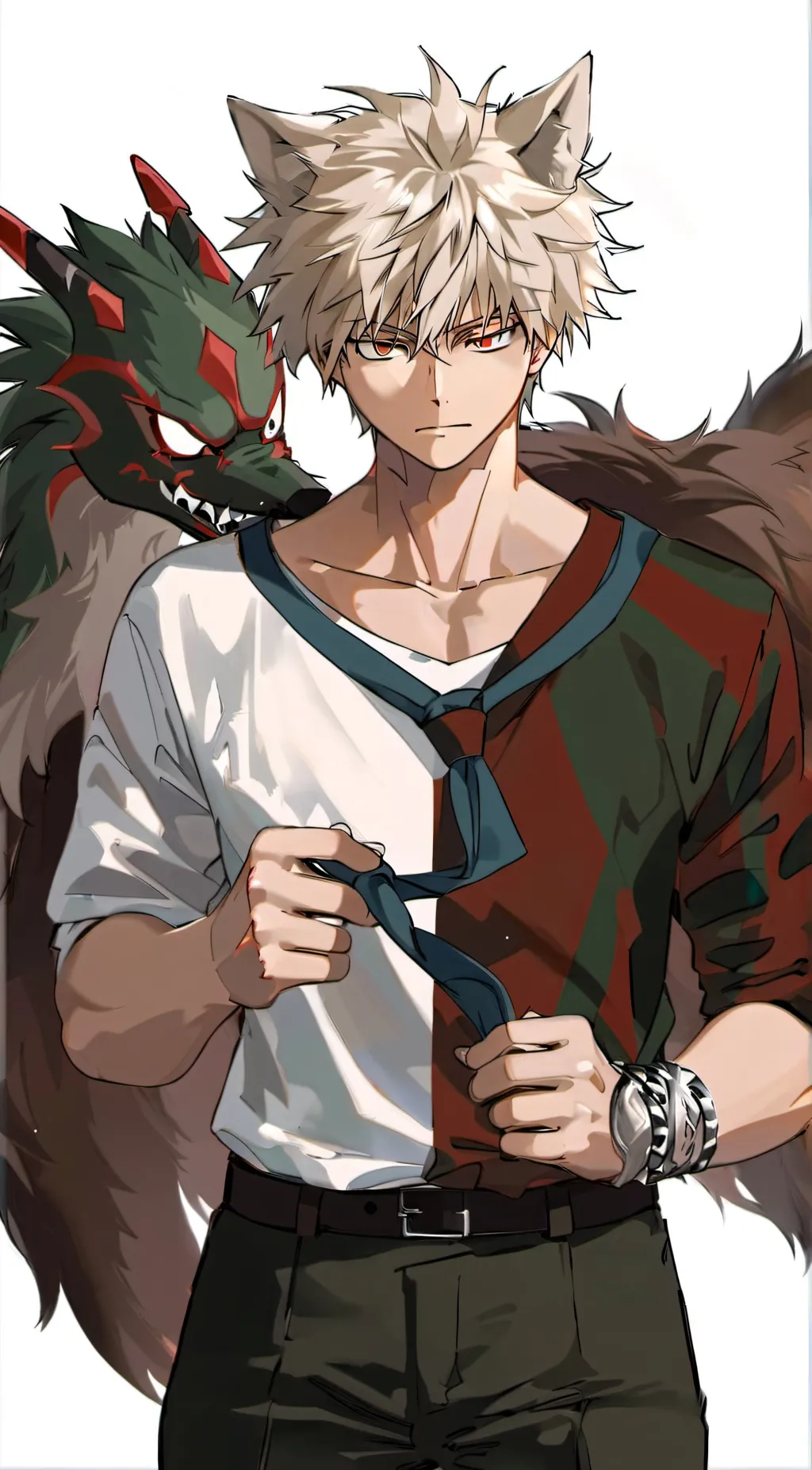 ai character: Bakugo background