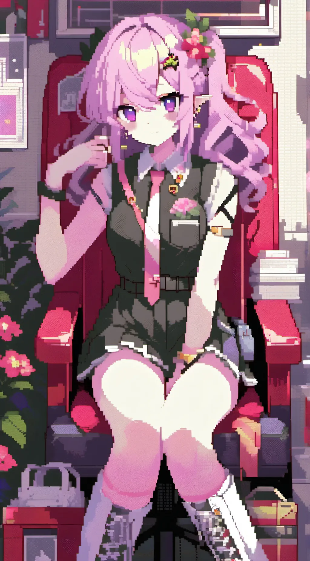 ai character: Boss background
