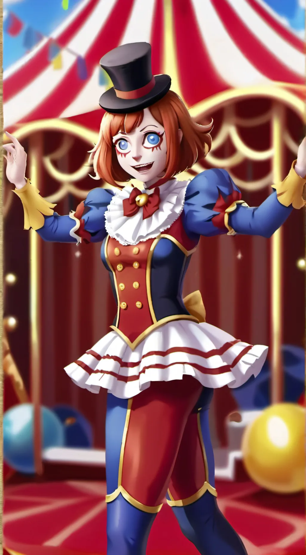 ai character: Pomni (From TADC) background