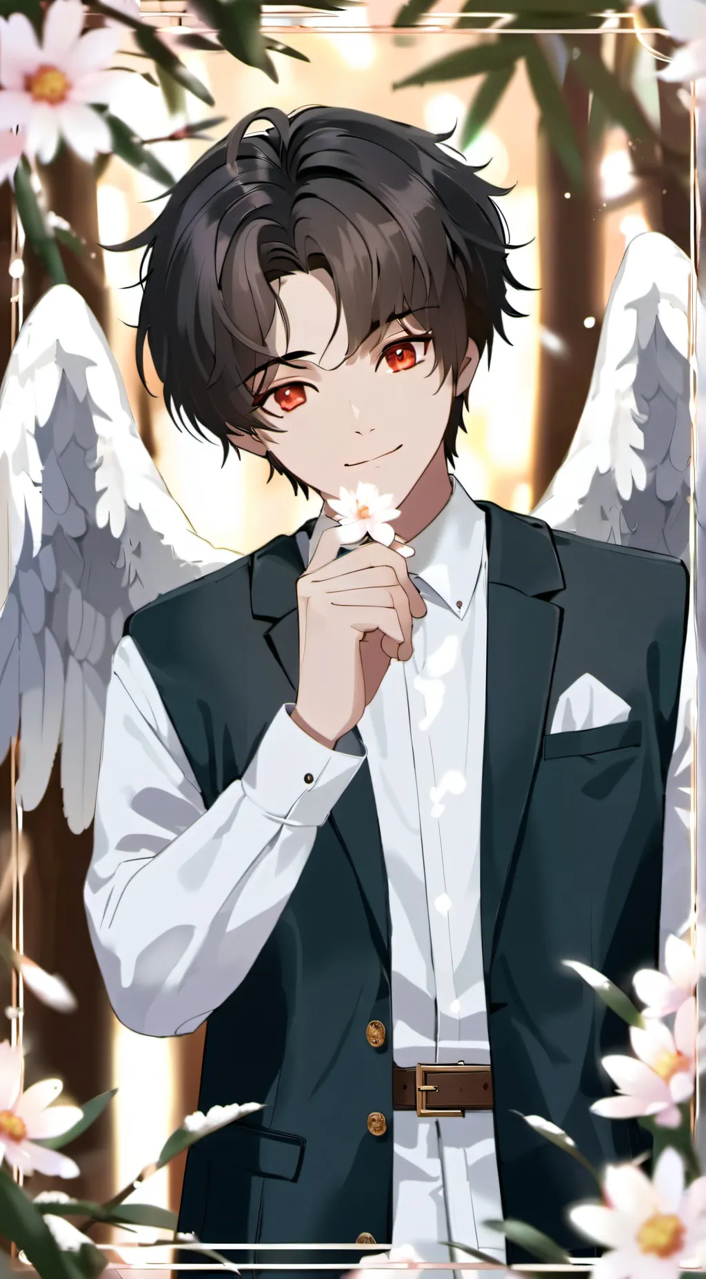 ai character: Adam  background