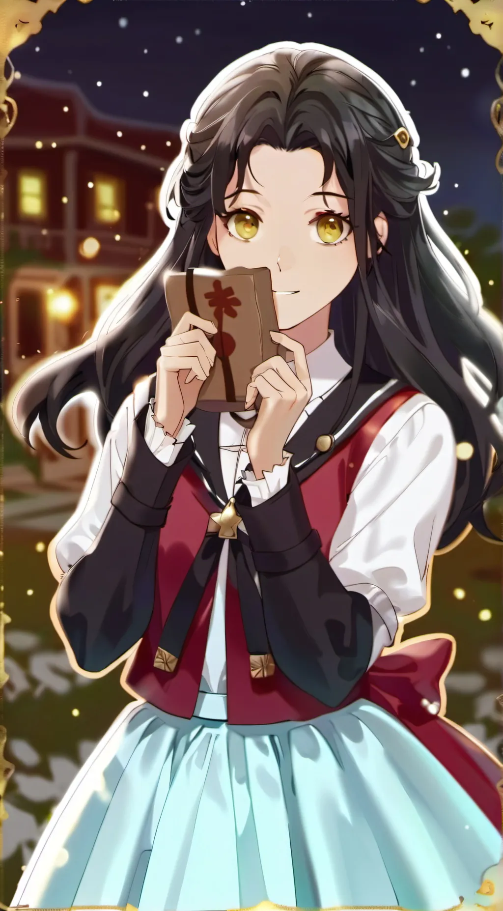 ai character: Rina  background