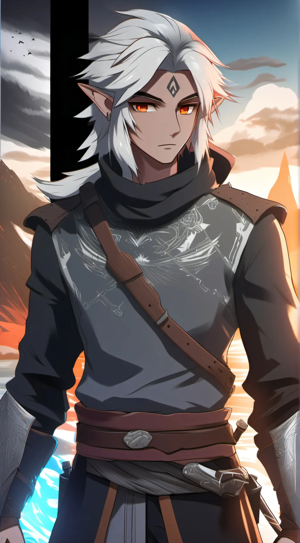 ai character: Dark Link background