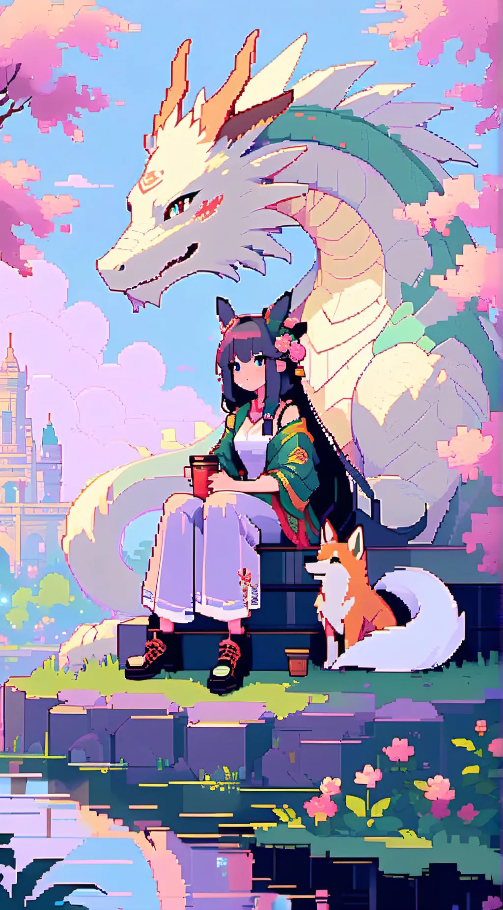 ai character: sora and fennix background