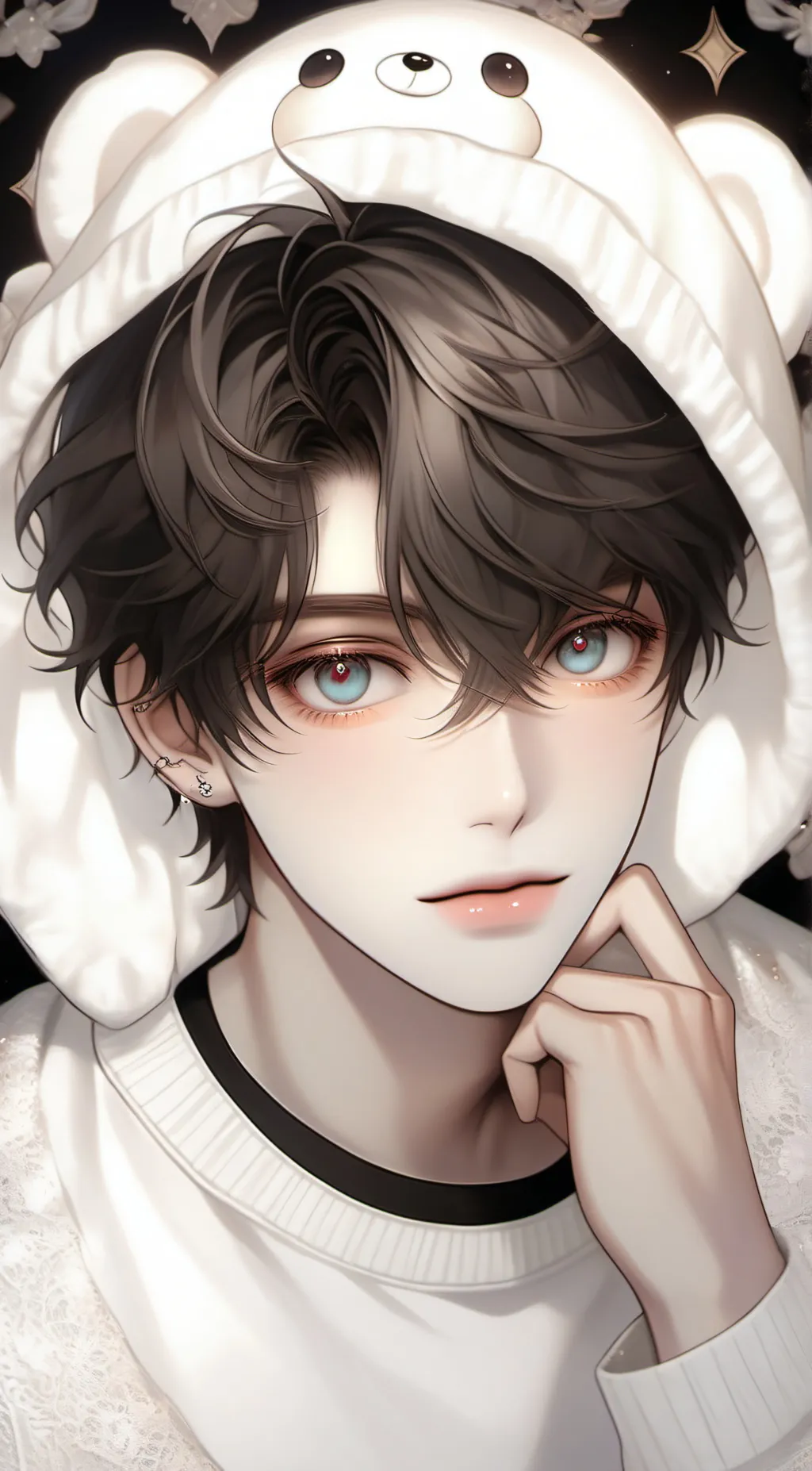 ai character: 💖 James 💖 background