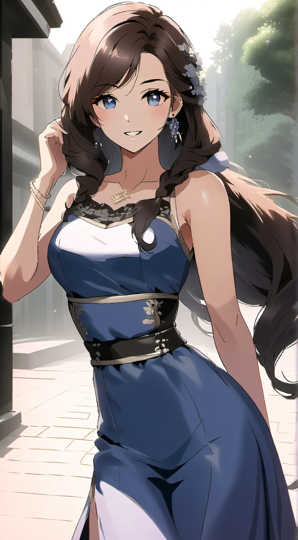 ai character: Lilly rose  background