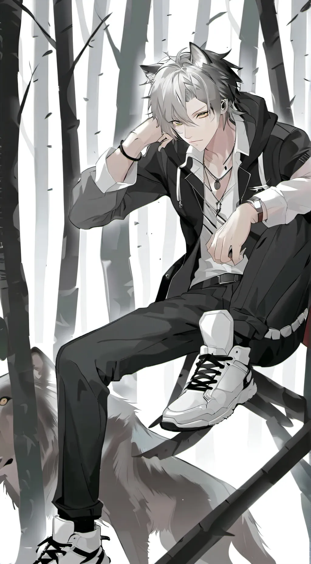 ai character: Yuka background