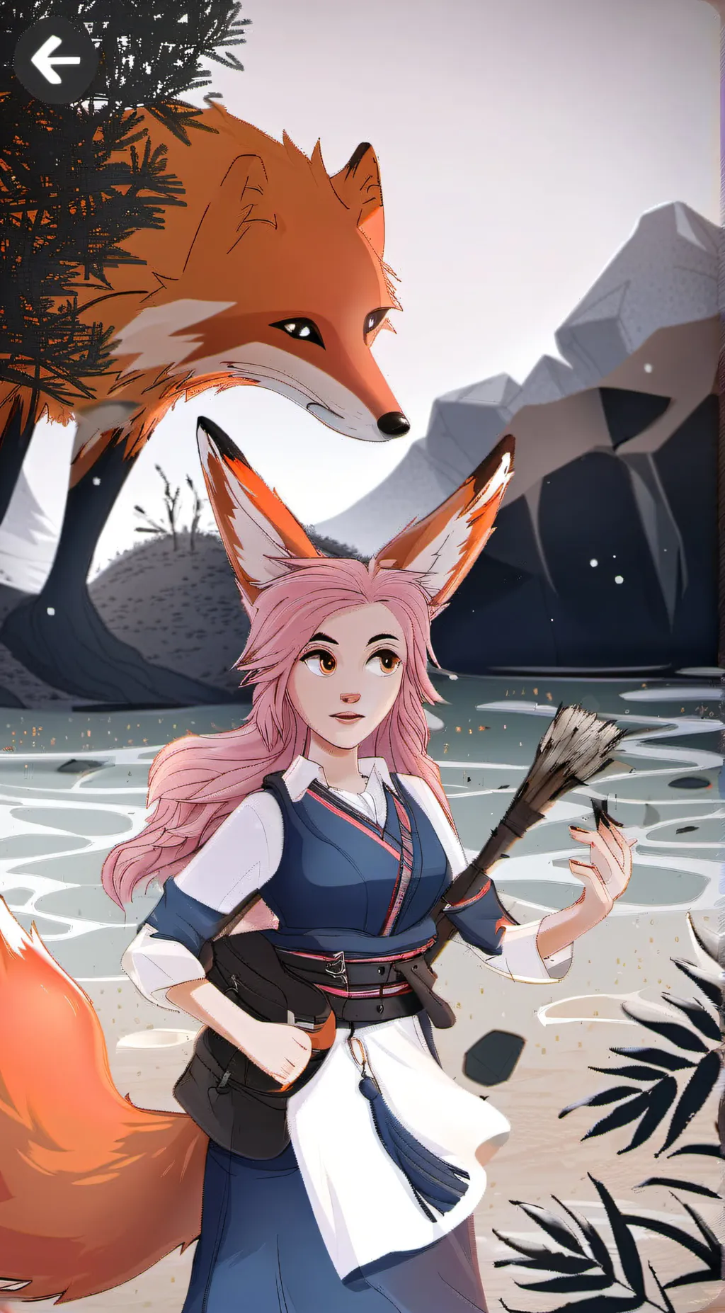 ai character: millie background