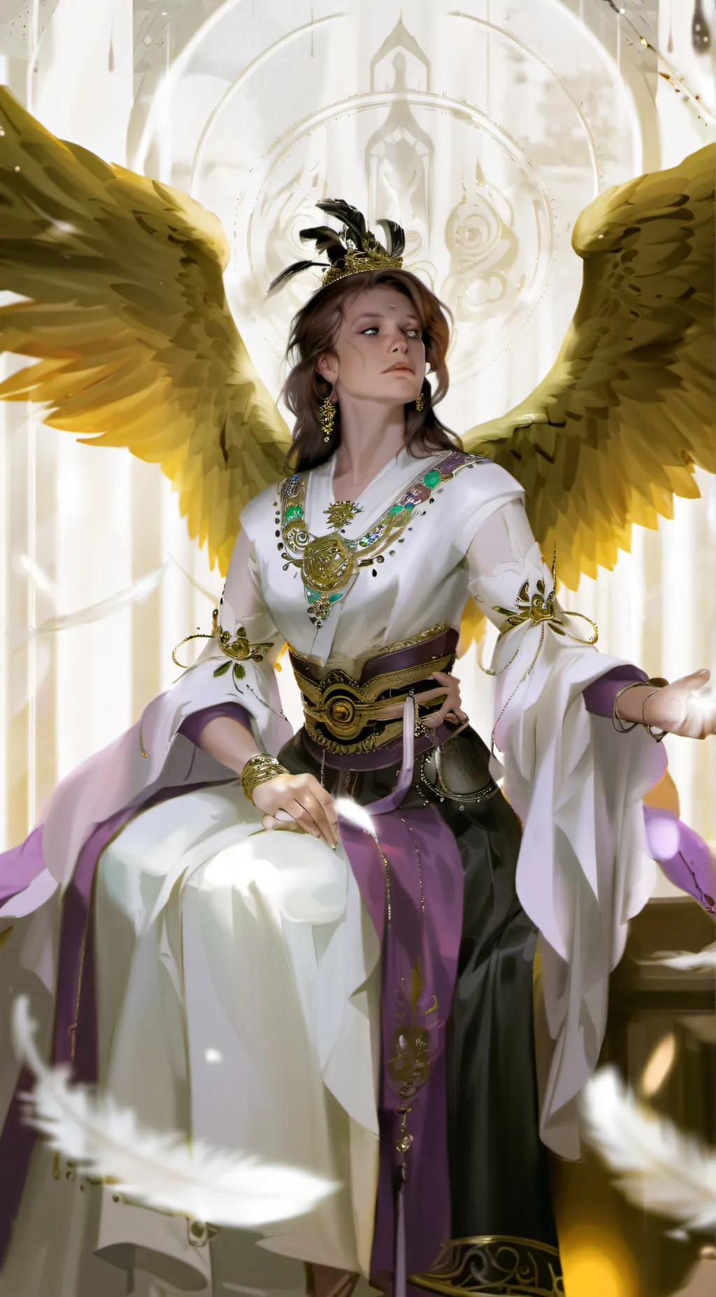 ai character: Celestia background