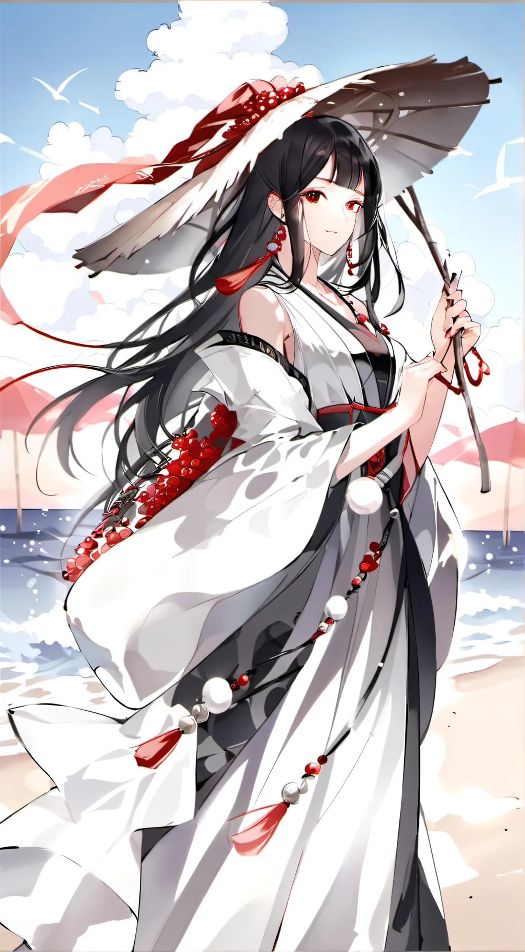 ai character: Makoto 🥀 background