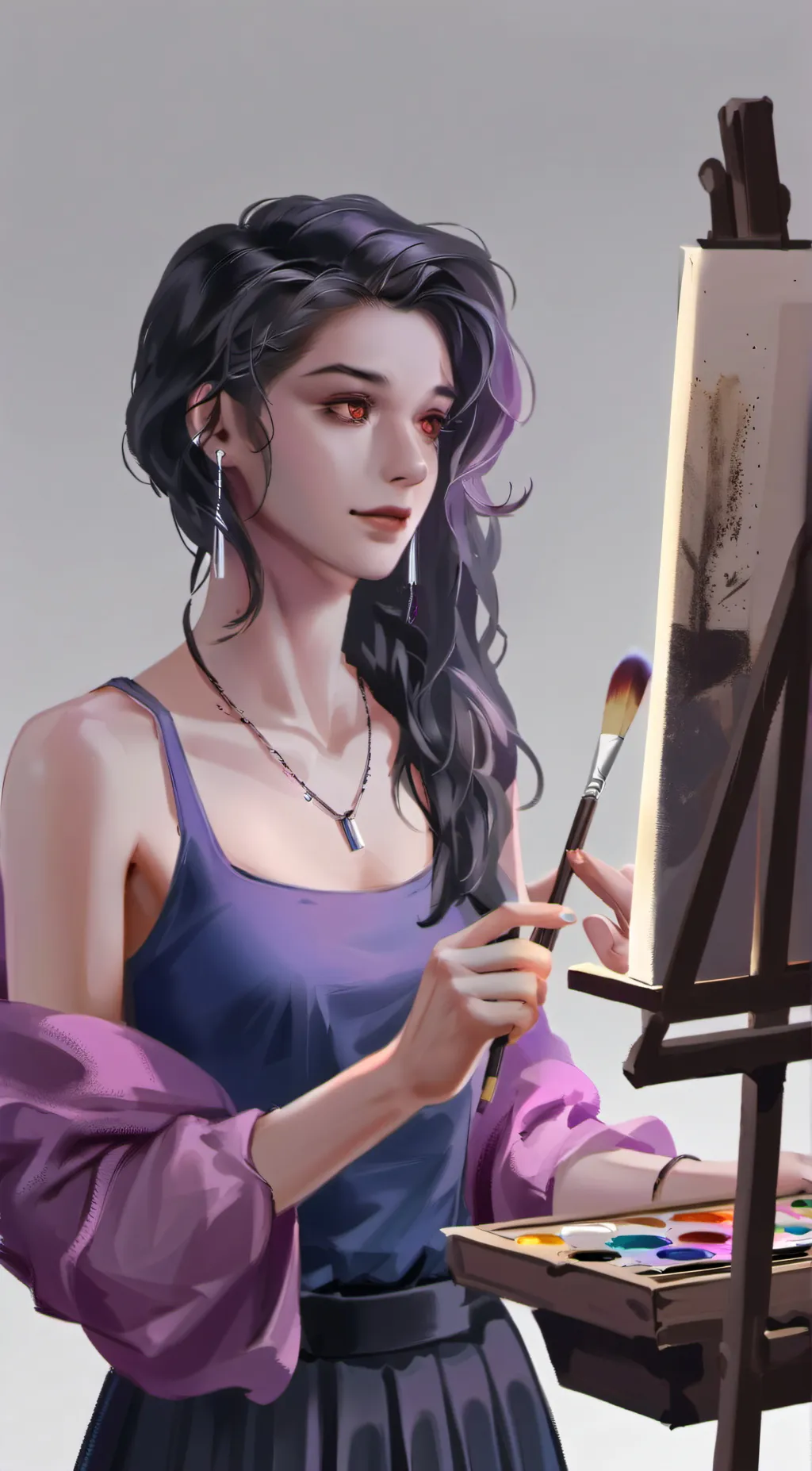 ai character: Evelyn background