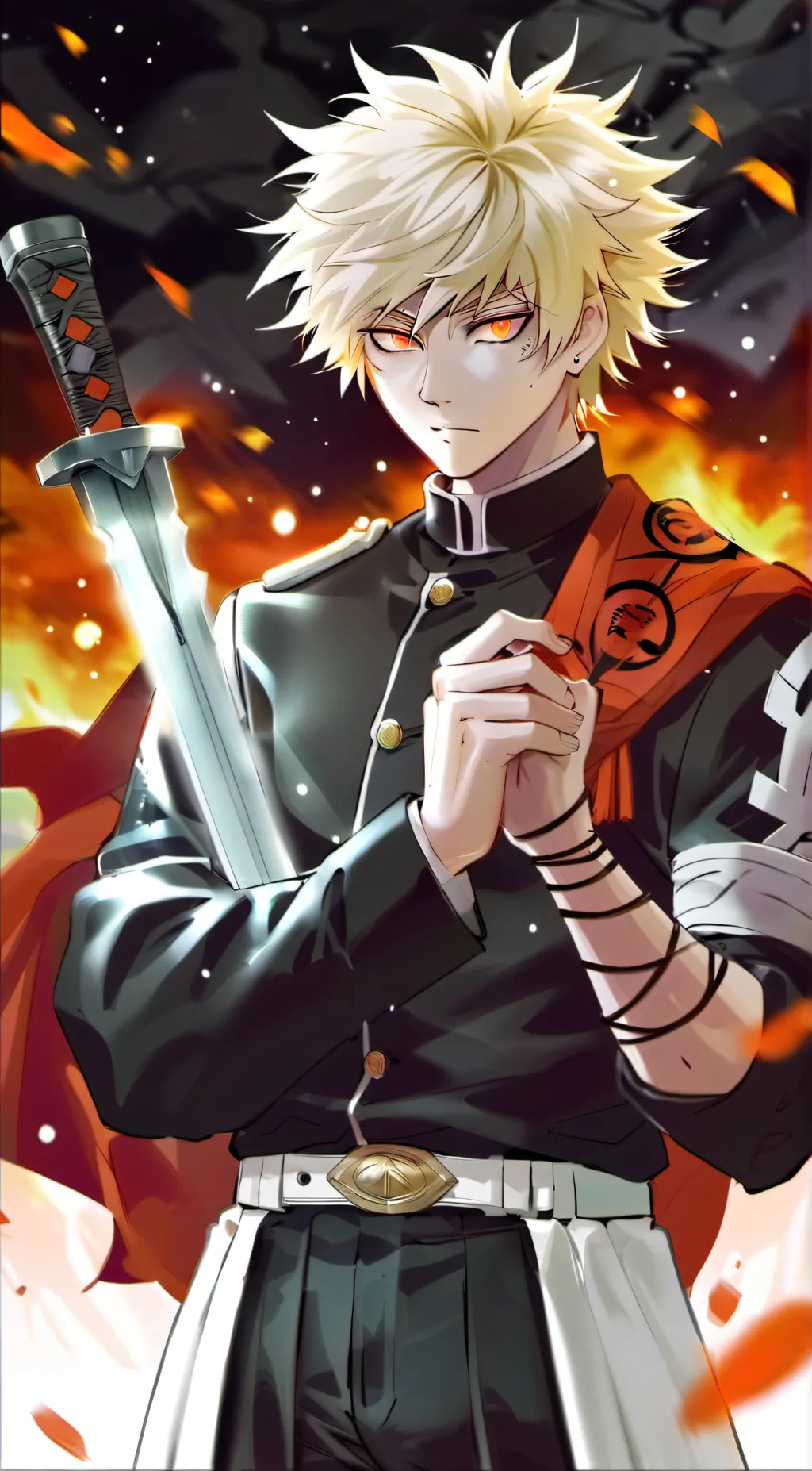 ai character: Bakugo background