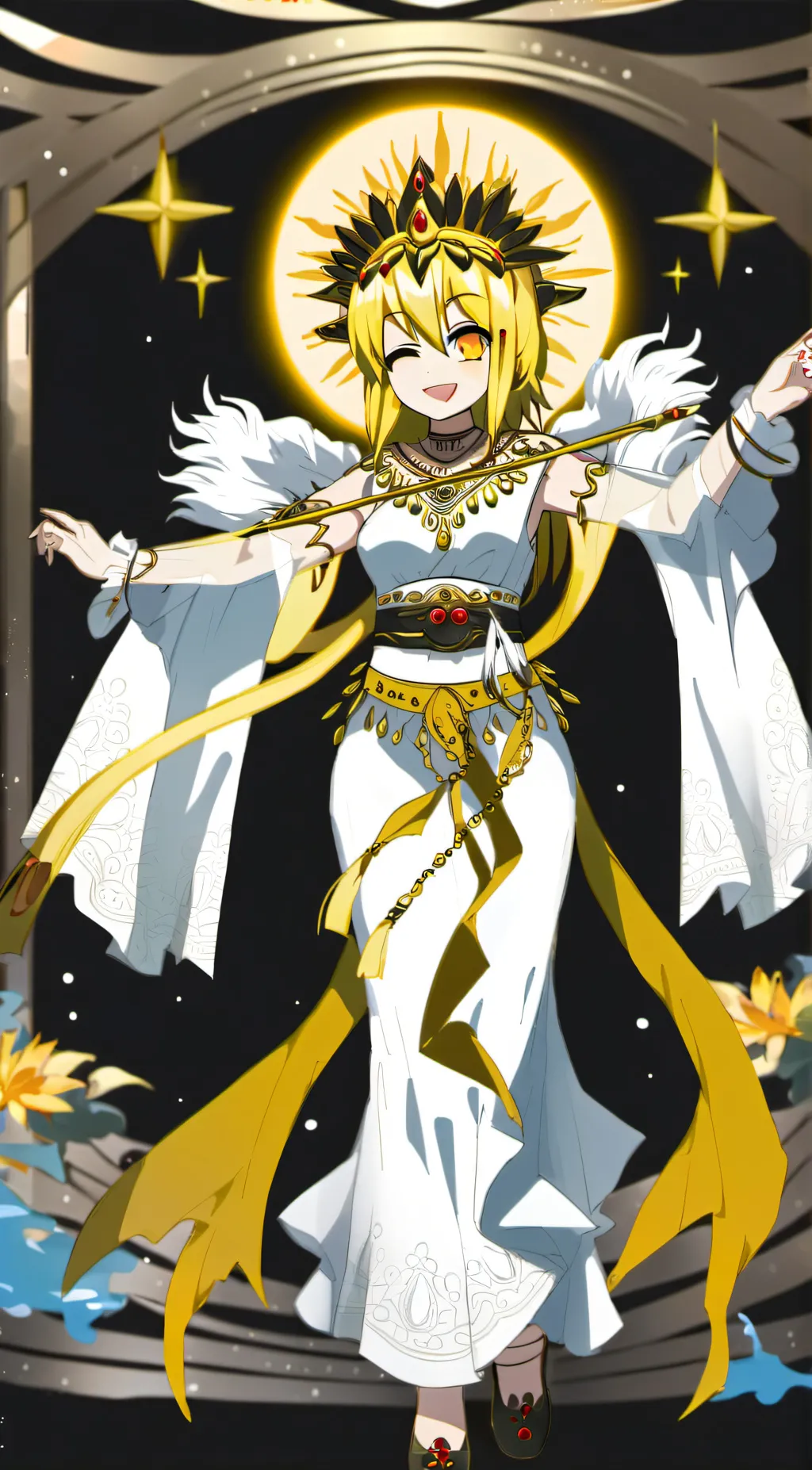 ai character: Sunny  background