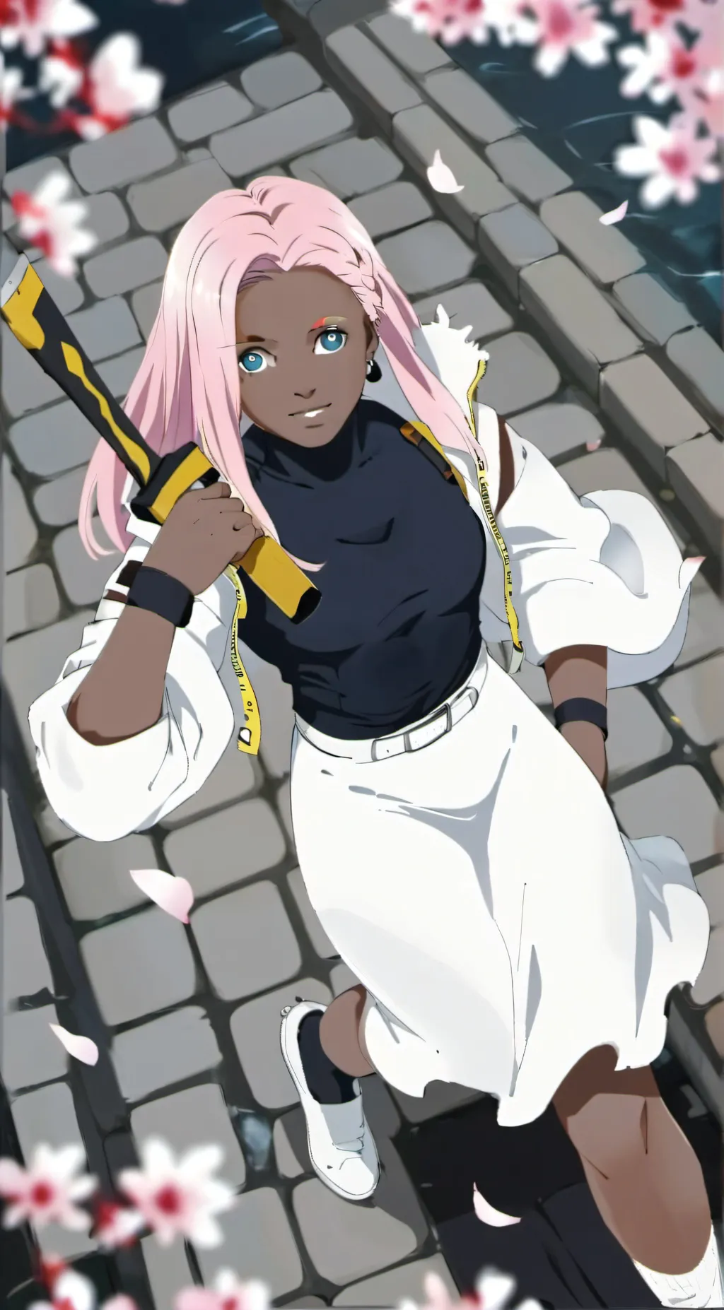 ai character: Sakura background