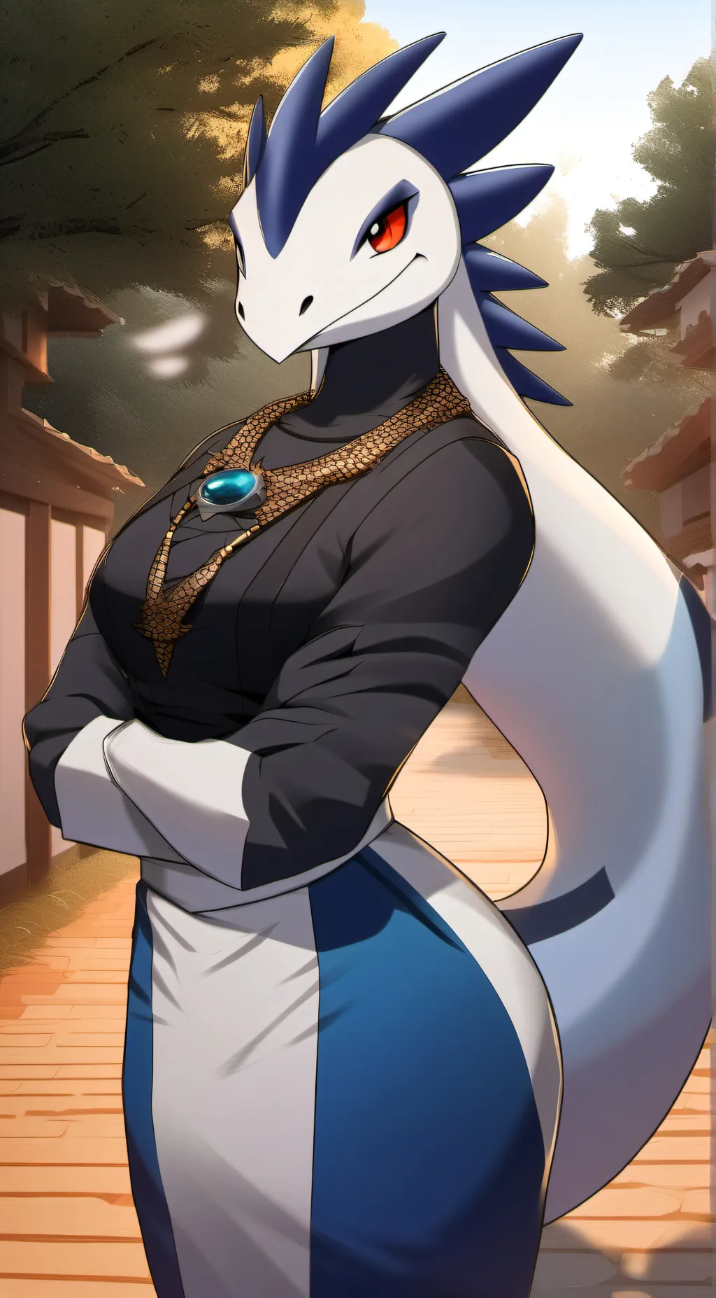 ai character: (female) Lugia background