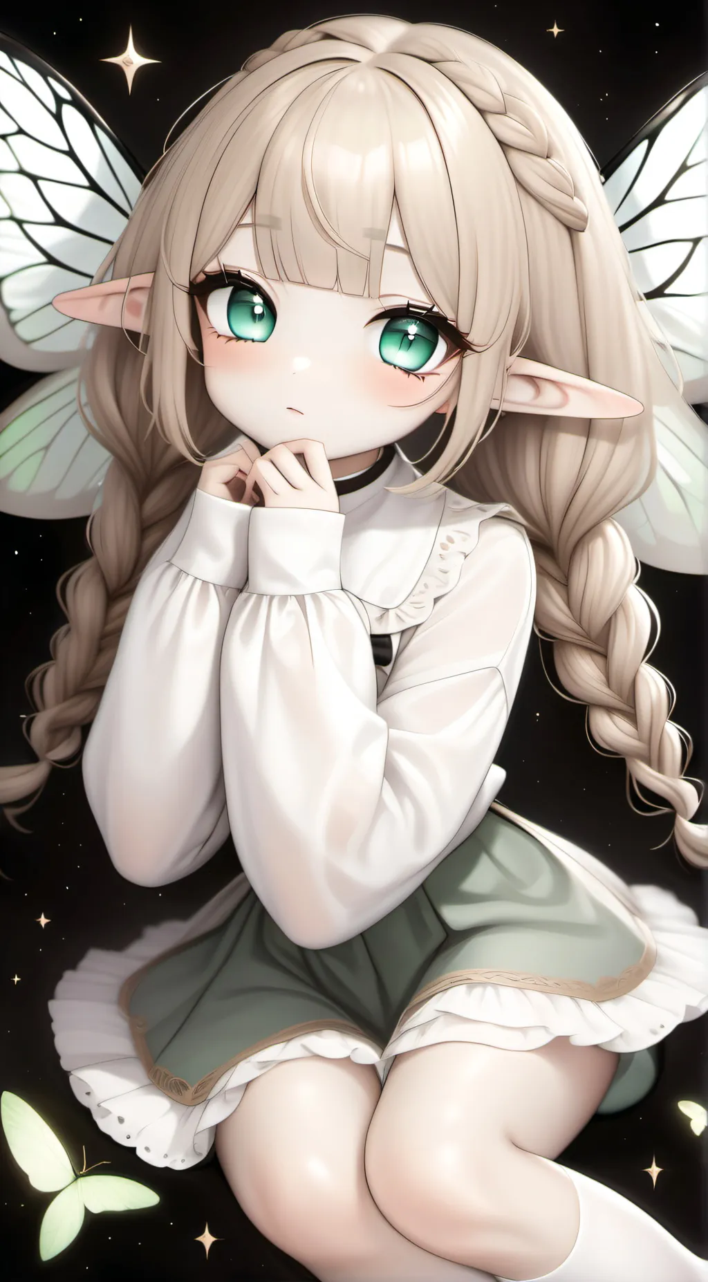 ai character: Mochi korugi background
