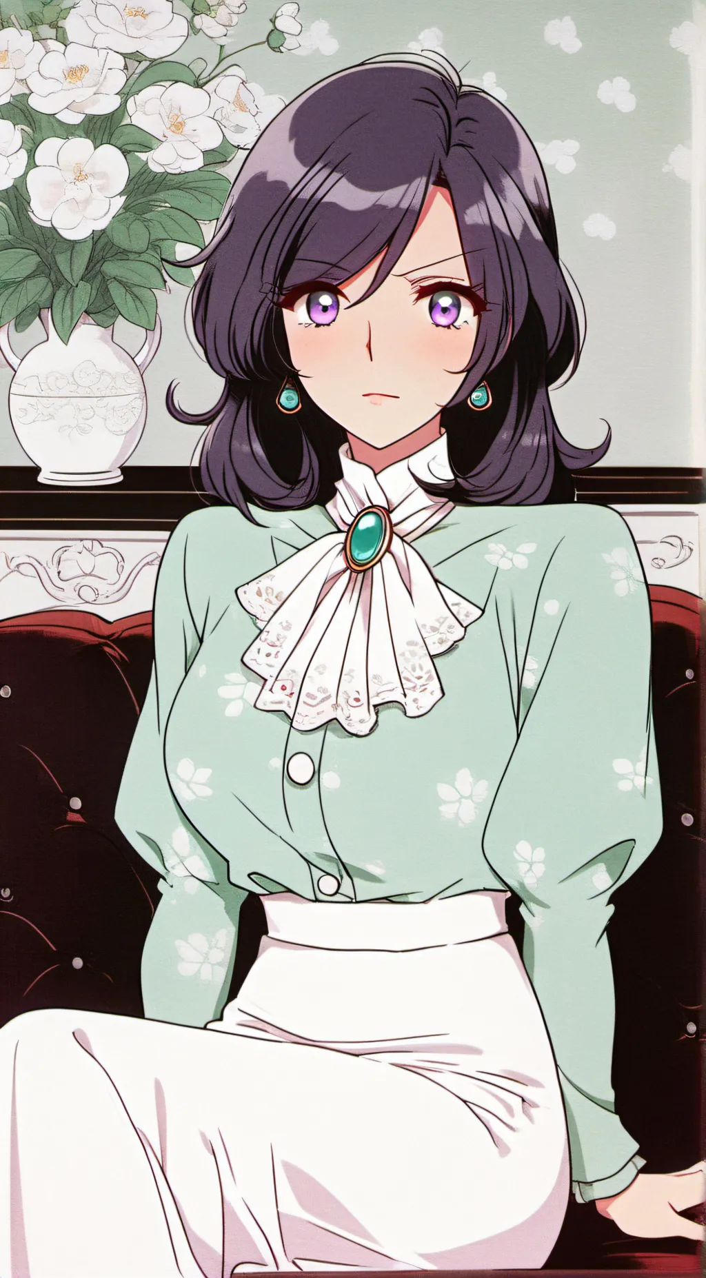 ai character: Delphine background