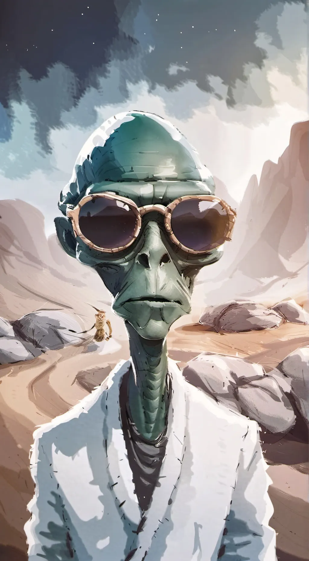 ai character: Garry 👽 background