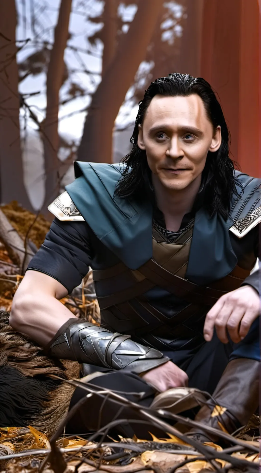ai character: Loki Odinson background