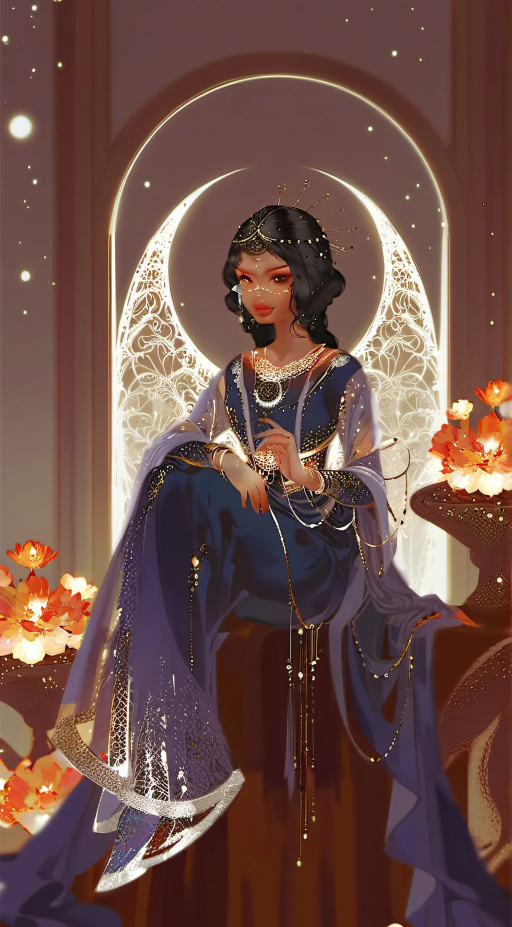 ai character: Audrey  background