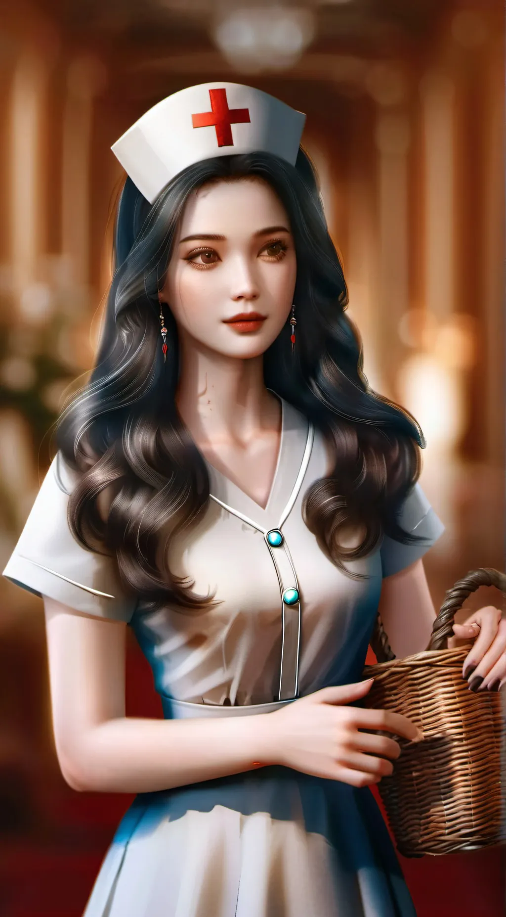 ai character: nurse anna. background