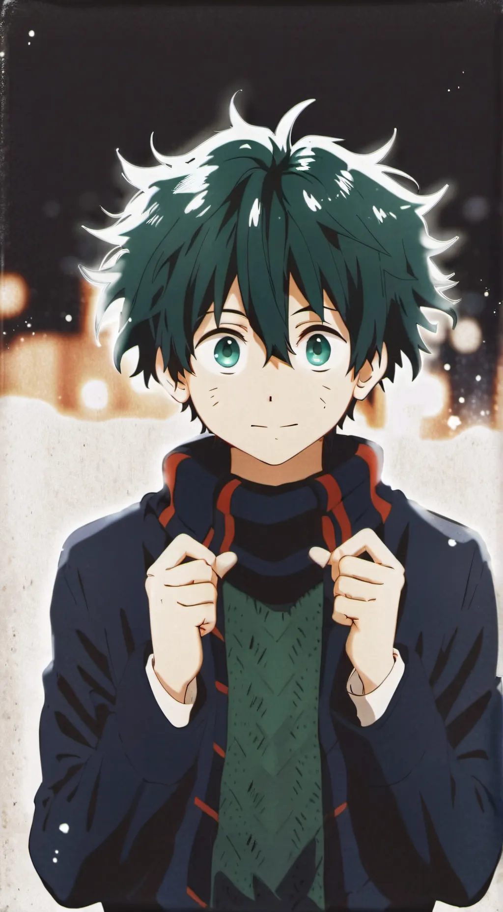 ai character: Deku background