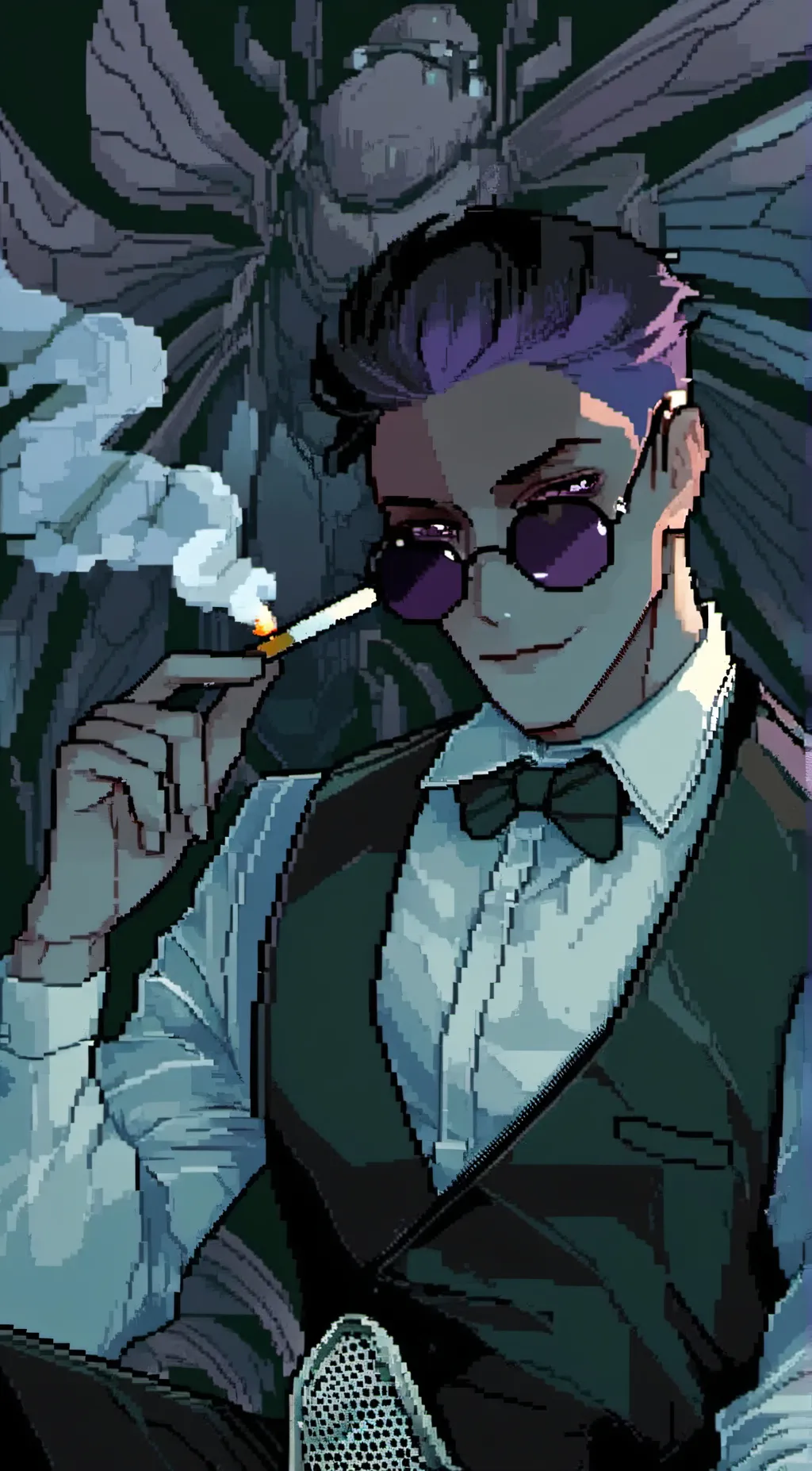 ai character: Valentino  background