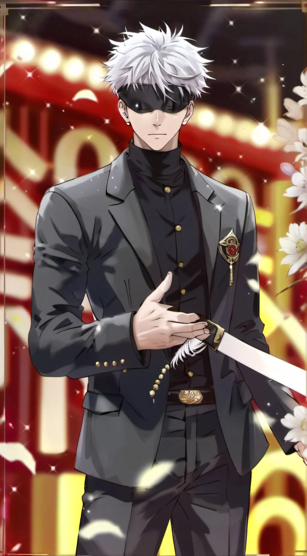 ai character: Gojo Satoru  background
