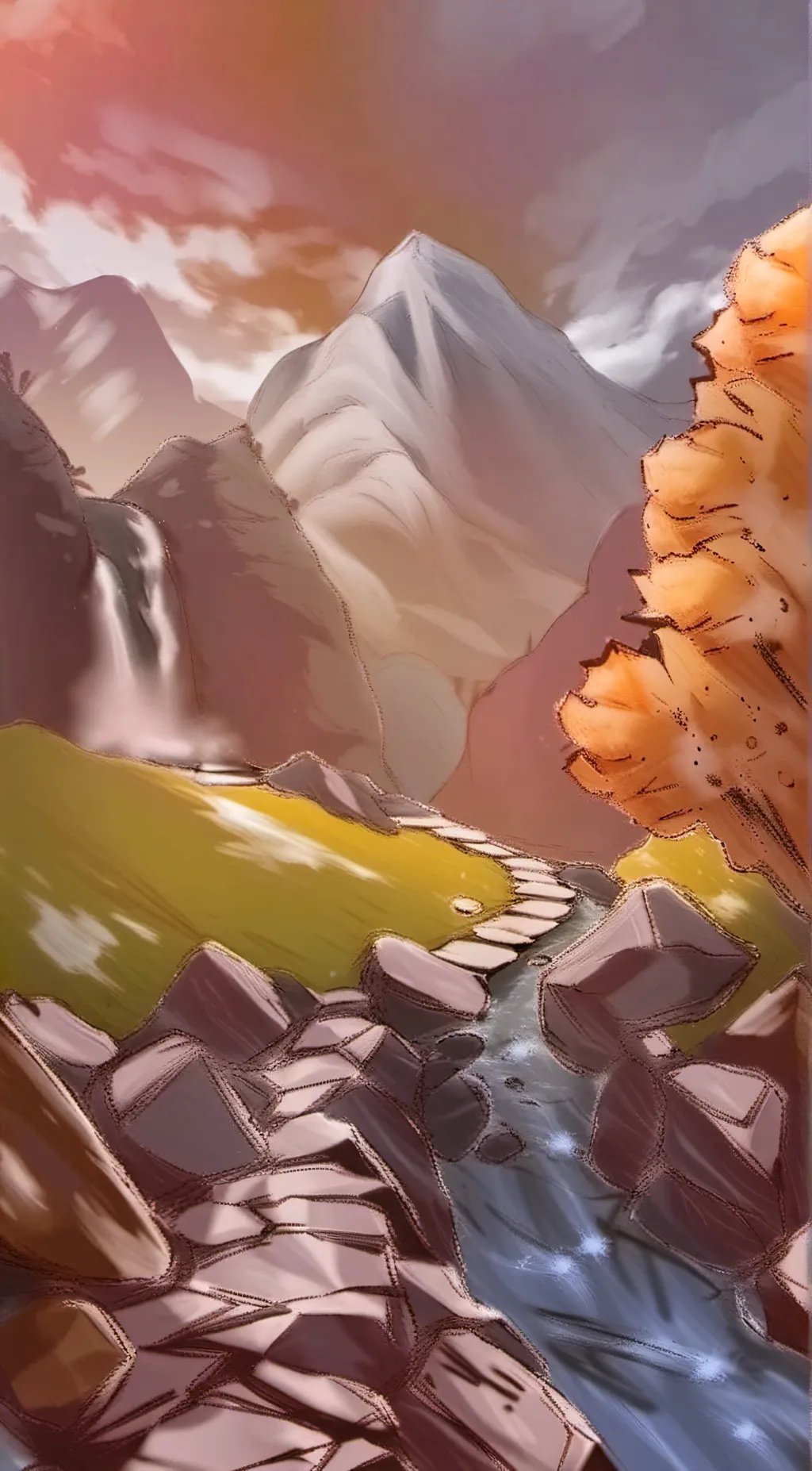 ai character: depression test background