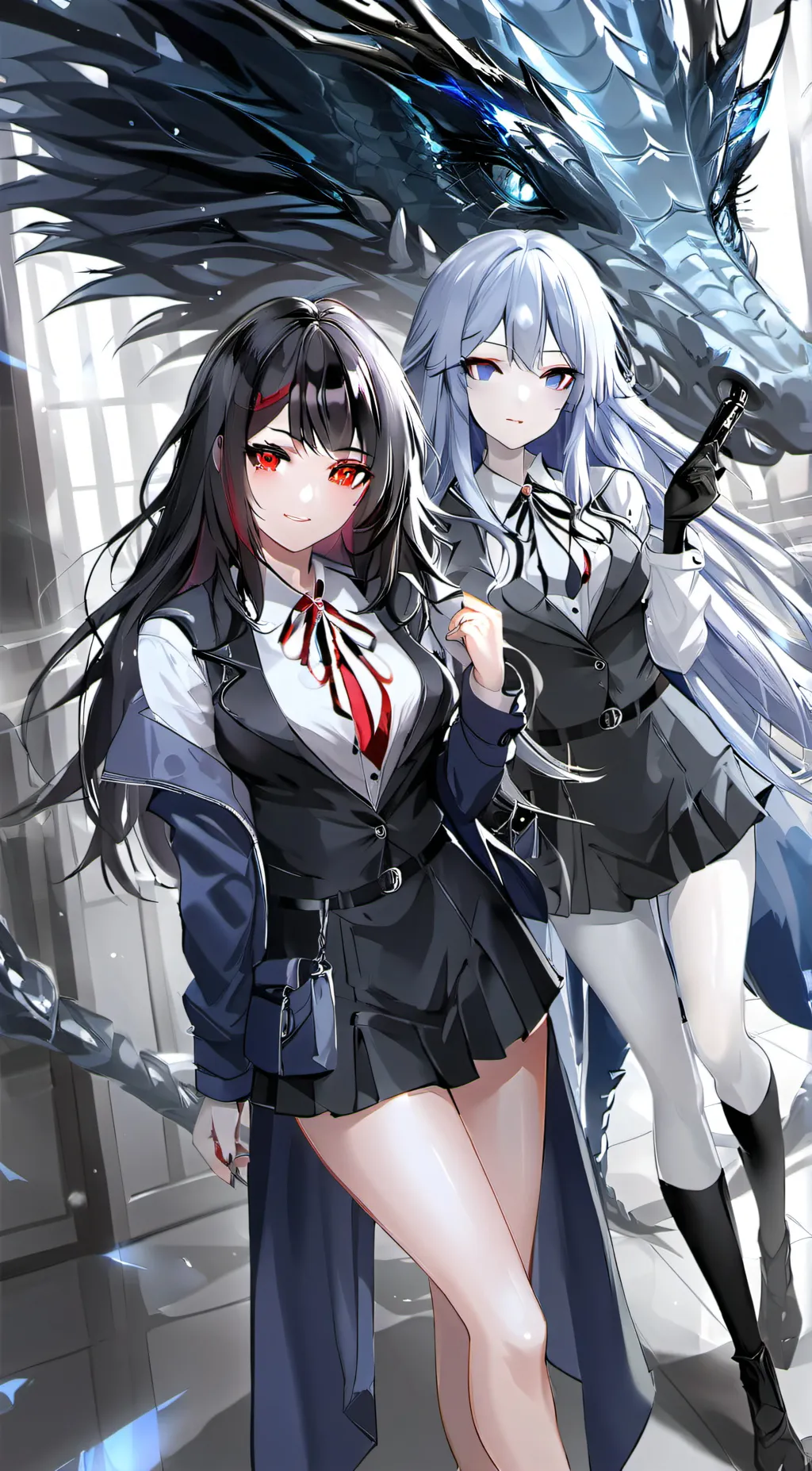 ai character: Daisy and Athena background