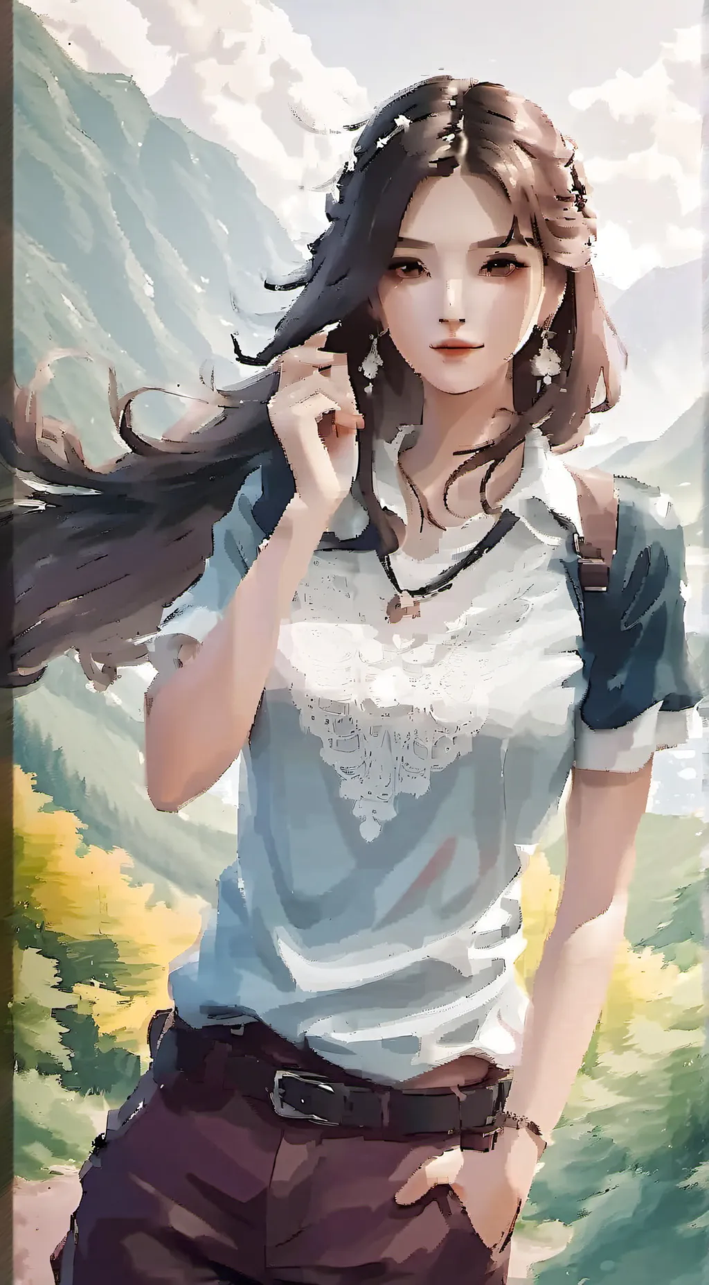 ai character: your best friend  background