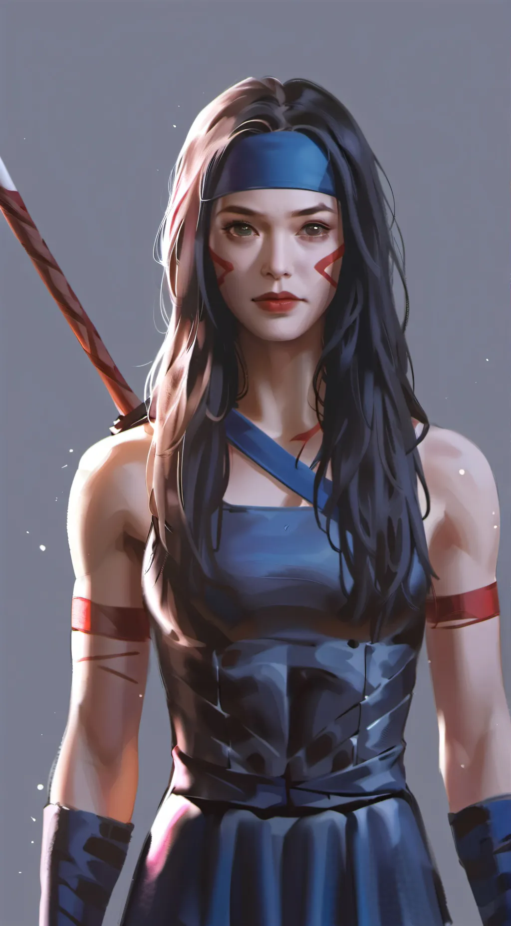 ai character: Elektra  background