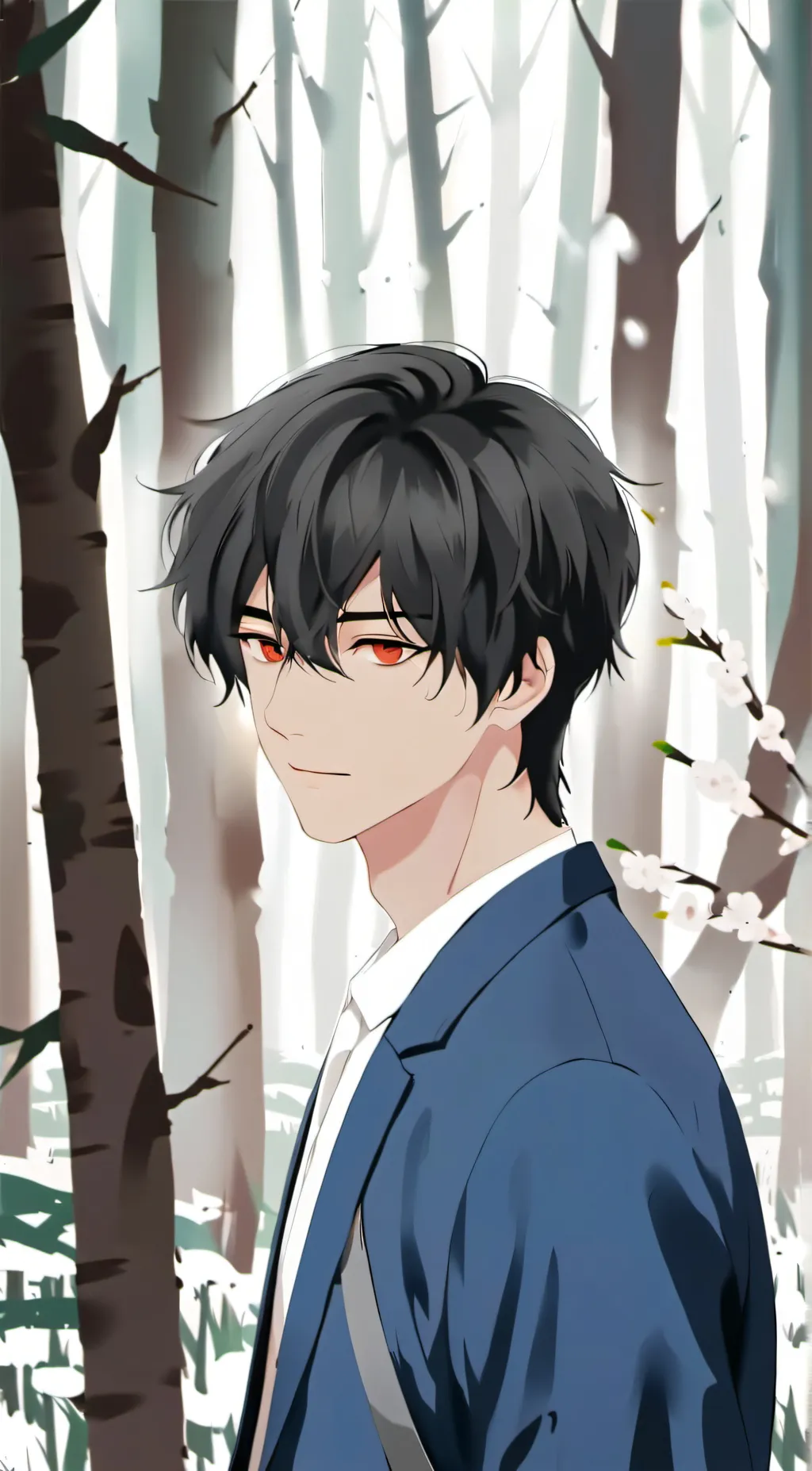 ai character: Hanzo hasashi background