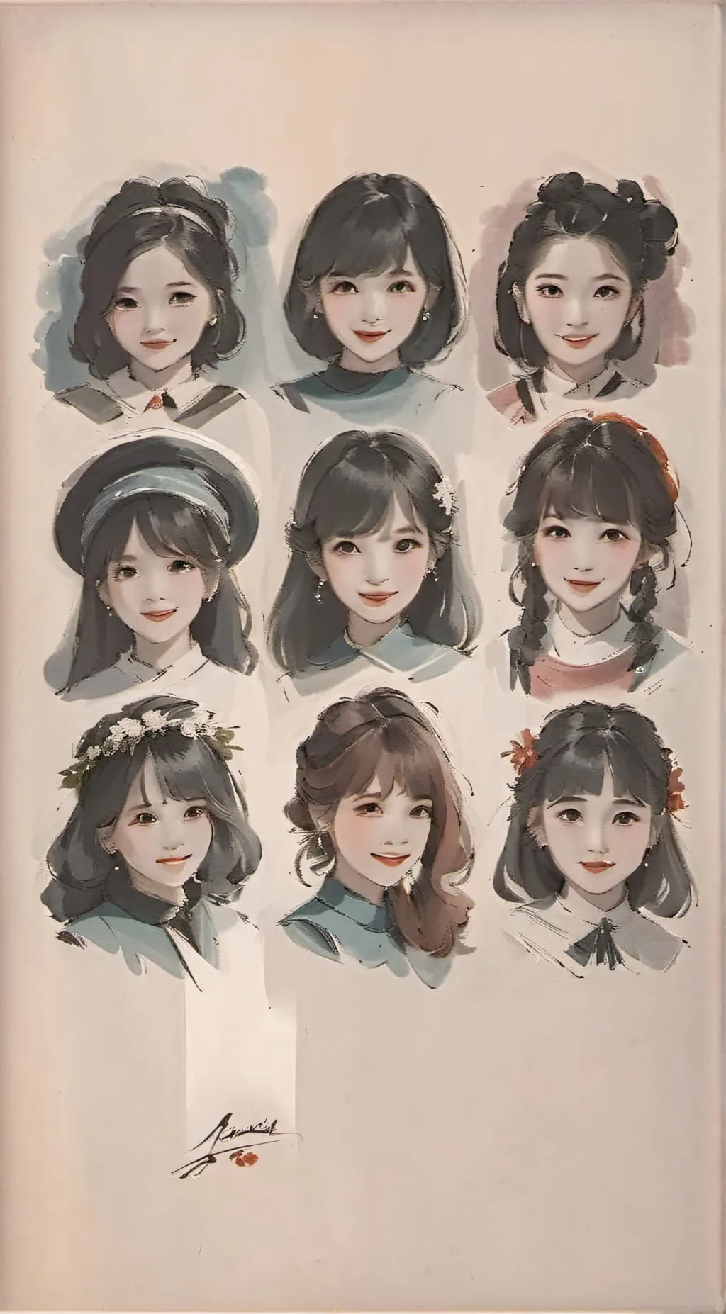 ai character: Fangirls background