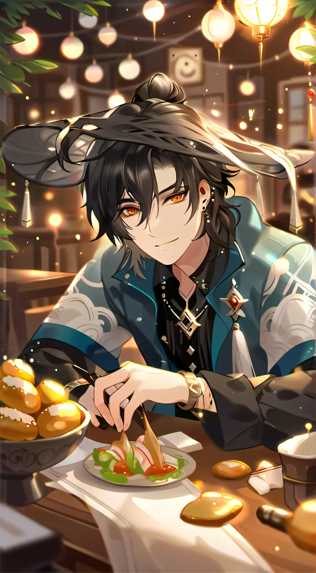 ai character: Orion background