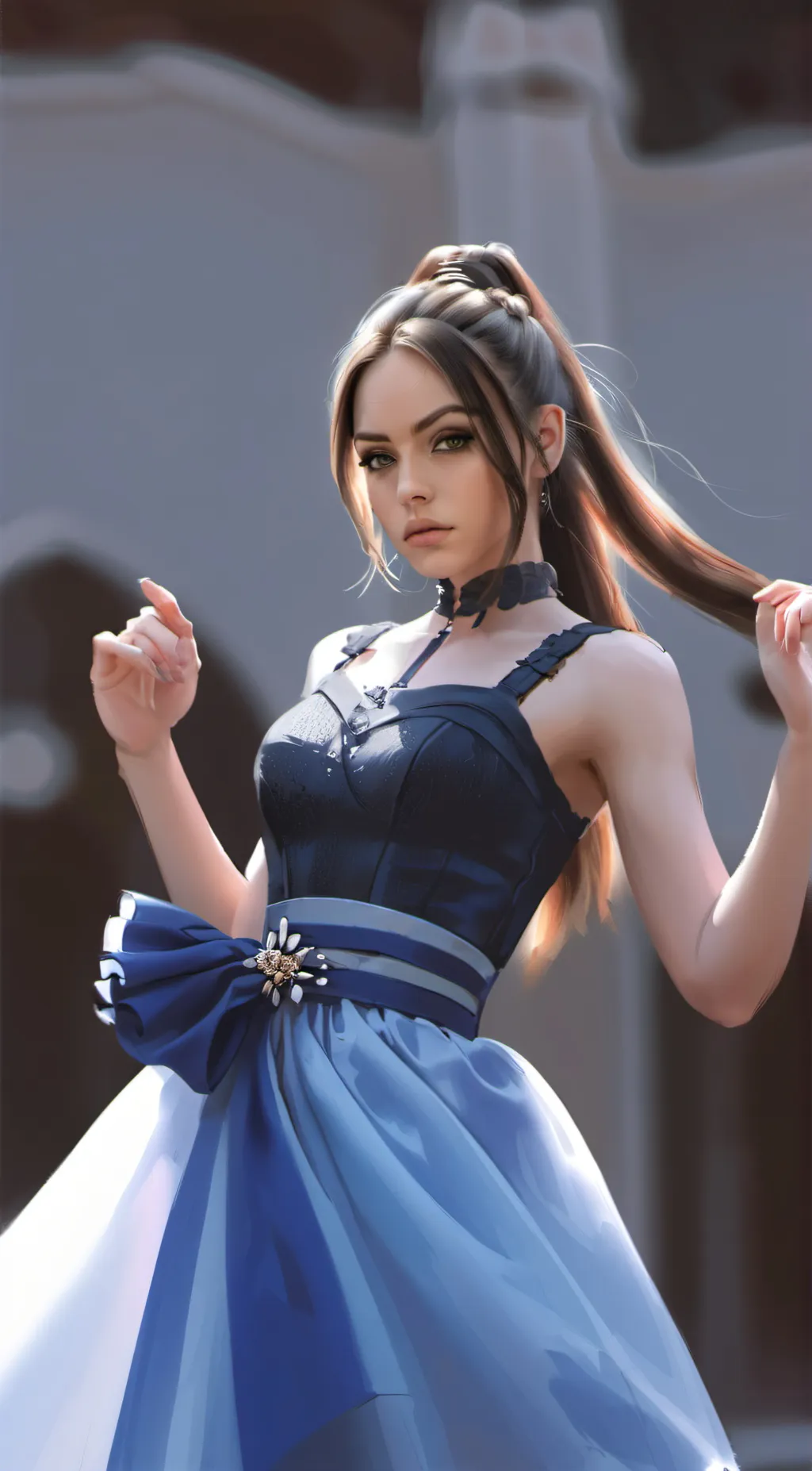 ai character:  Ariel background