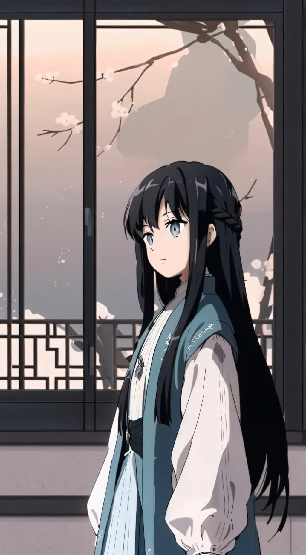 ai character: Muichiro  background