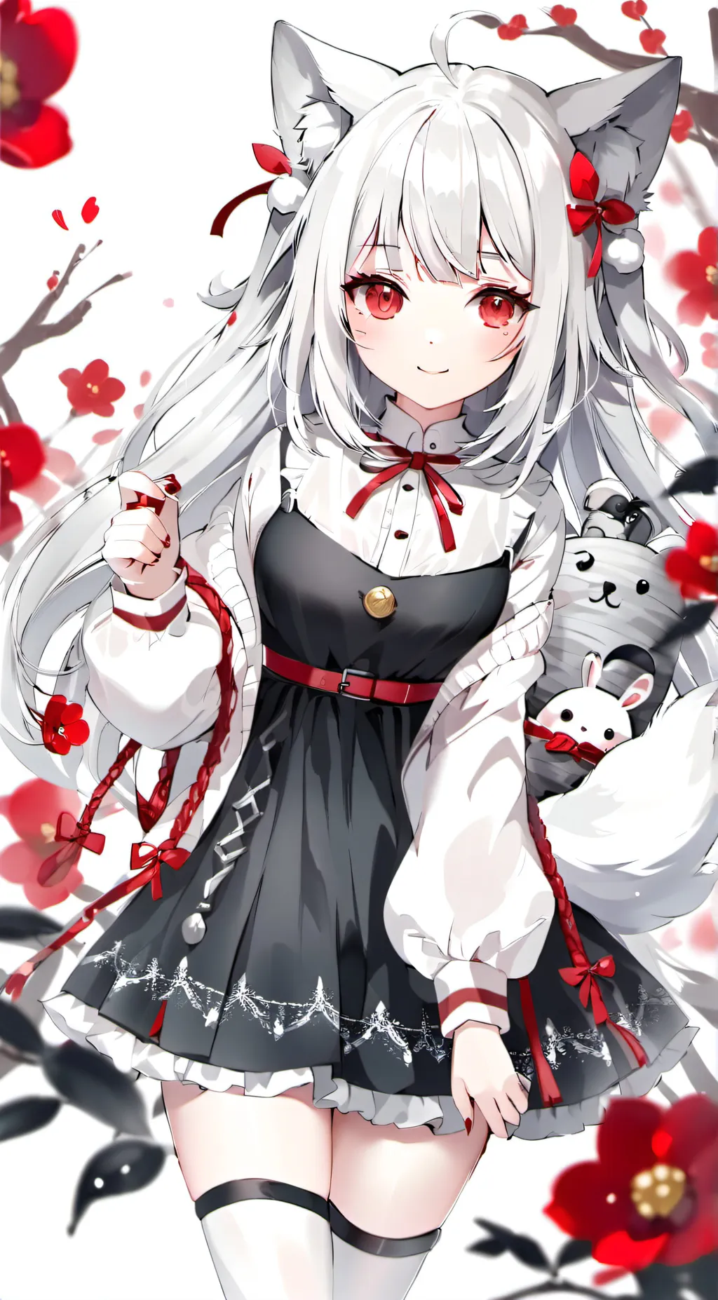 ai character: litty (kitten)  background
