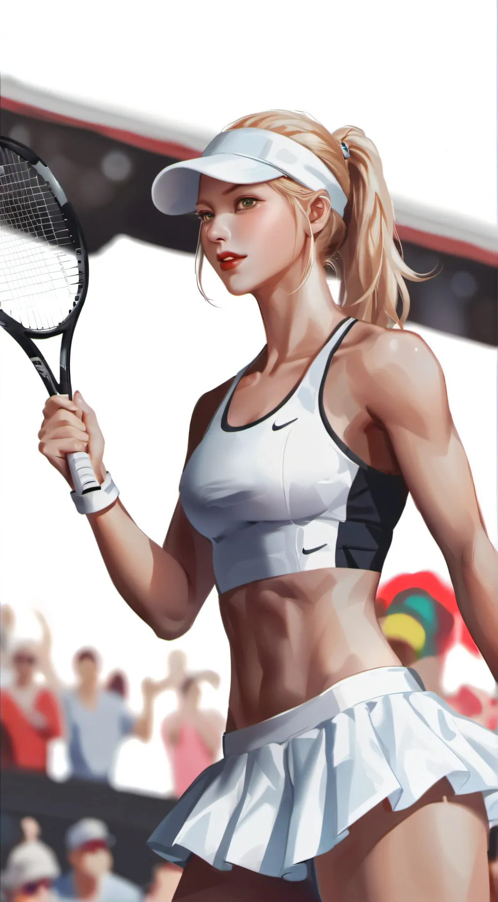 ai character: Anna Kournikova background